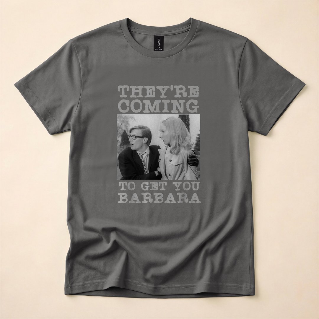 They're Coming to Get You Barbara Zombie Horror T-Shirt - photo 5