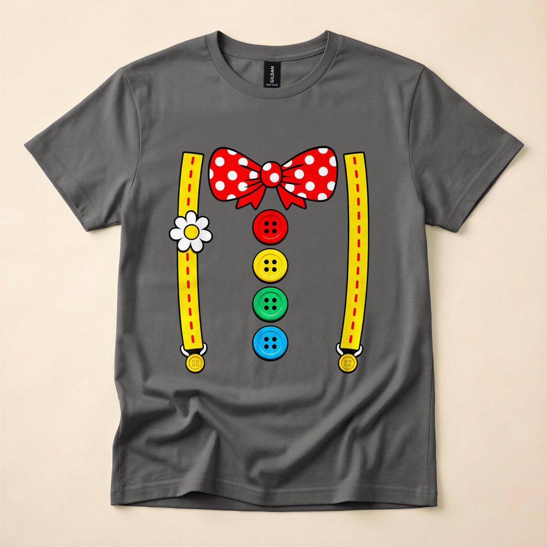 Vintage Creepy Clown Halloween Costume T-Shirt - photo 5