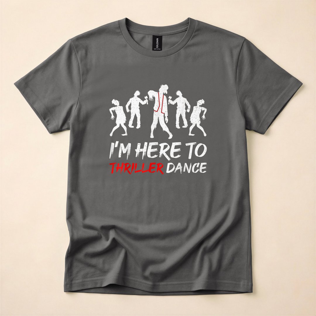 Here to Do the Thriller Dance Funny Halloween T-Shirt - photo 5