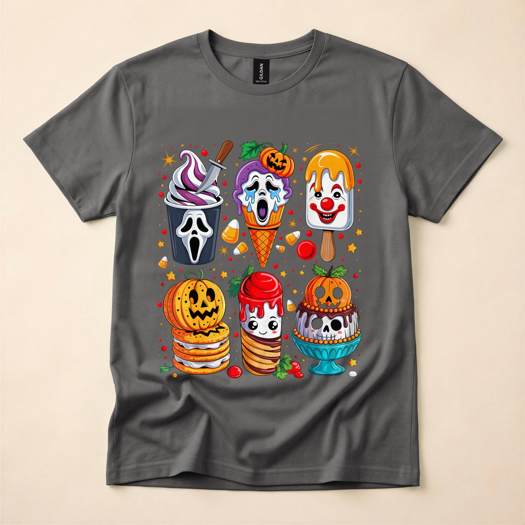 Horror Movie Popsicle Summerween Halloween T-Shirt - photo 5