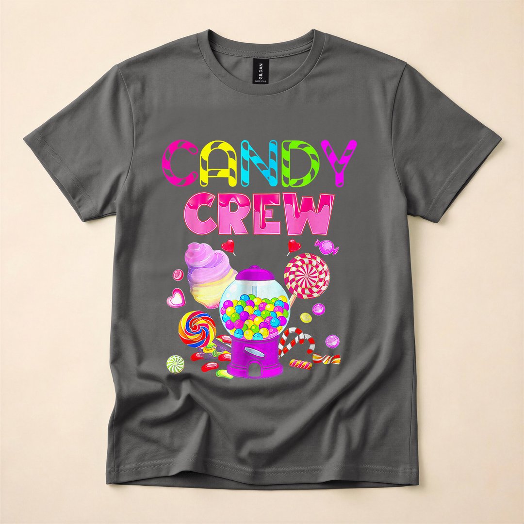 Candy Squad Crew Trick-or-Treat Halloween T-Shirt - photo 5