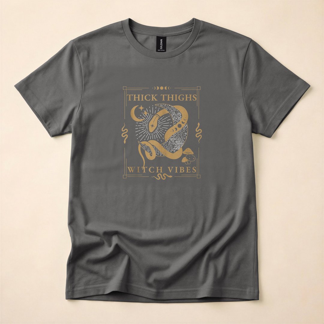 Snakes and Tarot Witch Vibes Spooky Occult T-Shirt - photo 5