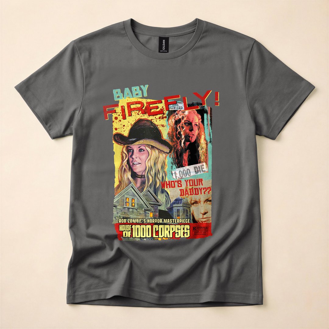 Rob Zombie Baby Firefly Horror Rock Halloween T-Shirt - photo 5