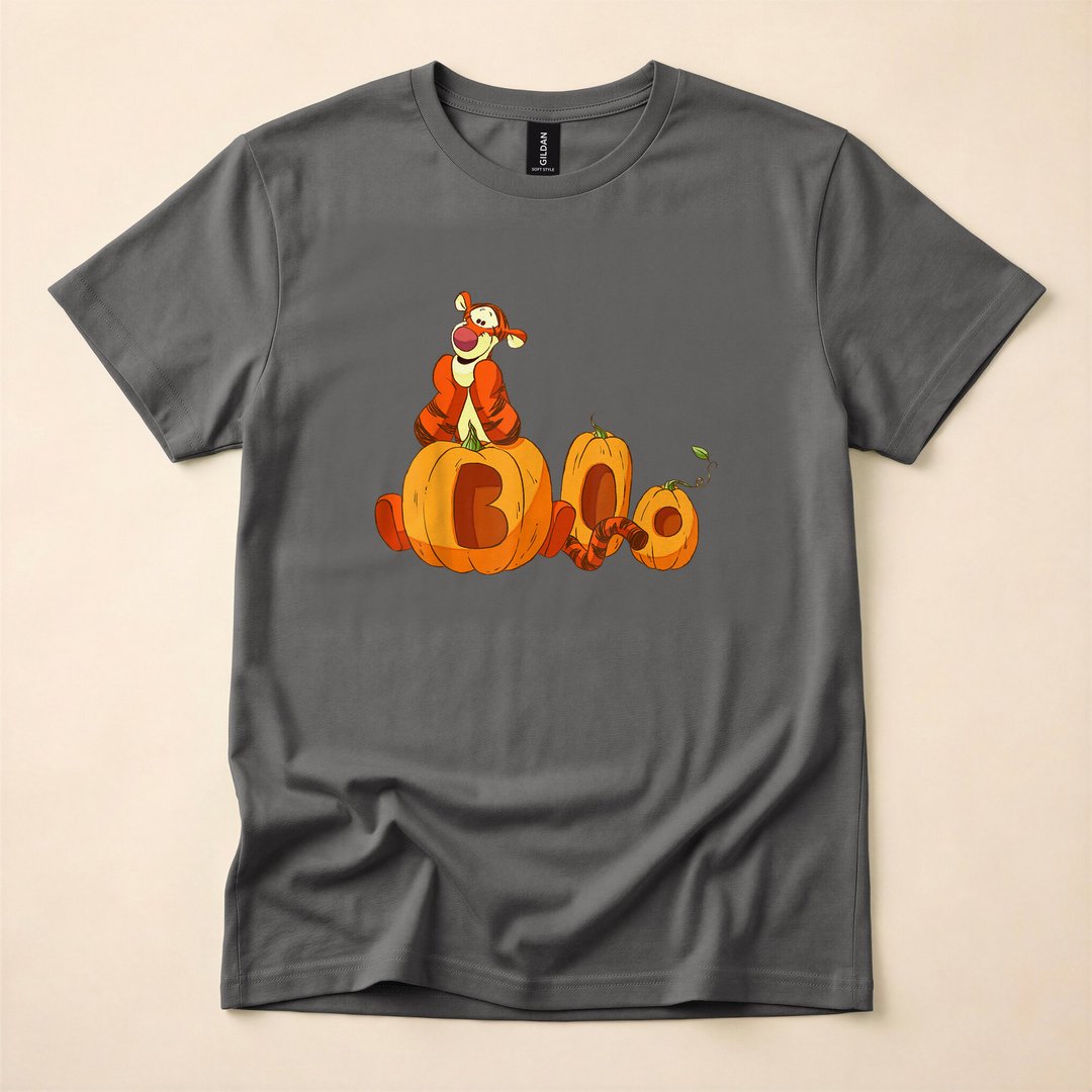 Tigger Boo and Pumpkins Disney Halloween T-Shirt - photo 5