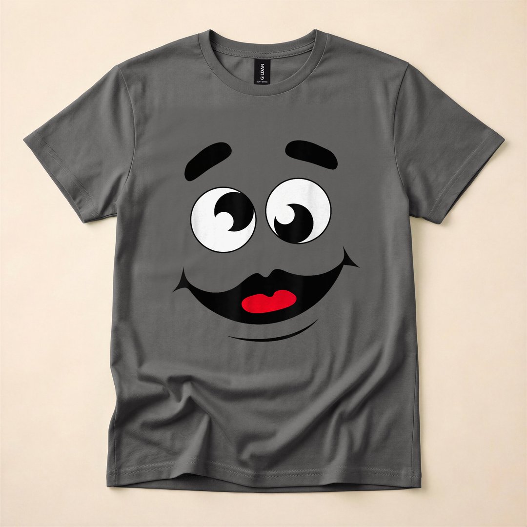 Funny Grimace Monster Face Halloween Costume T-Shirt