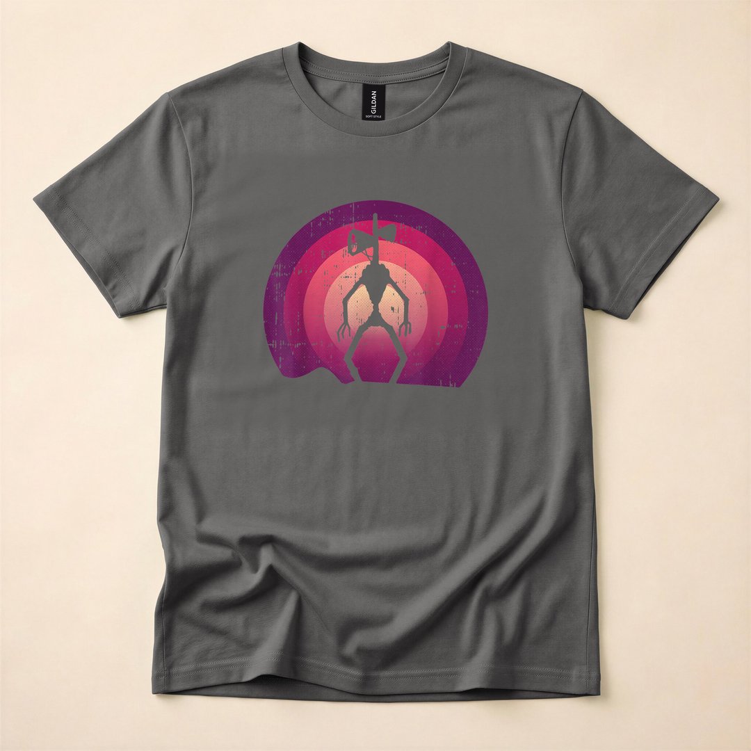 Siren Head Cryptid Lazy Halloween Costume T-Shirt - photo 5