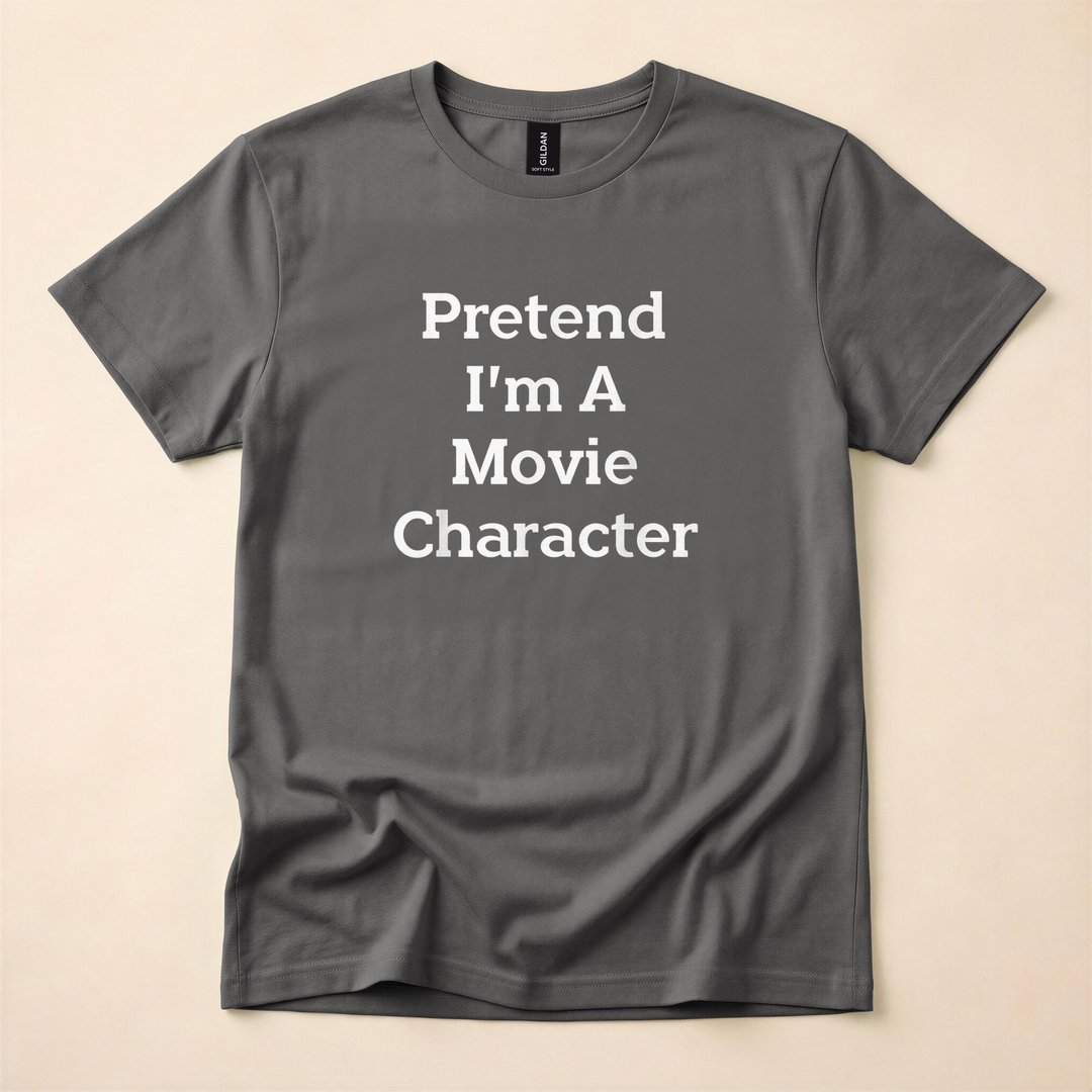 Pretend I'm a Movie Character Funny Halloween Costume T-Shirt - photo 5