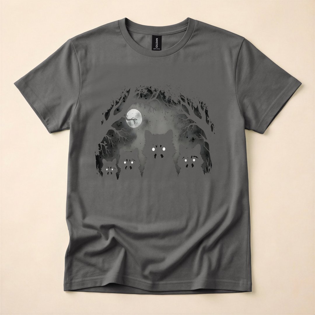 Creepy Gothic Raccoon Horror Grunge Aesthetic T-Shirt - photo 5