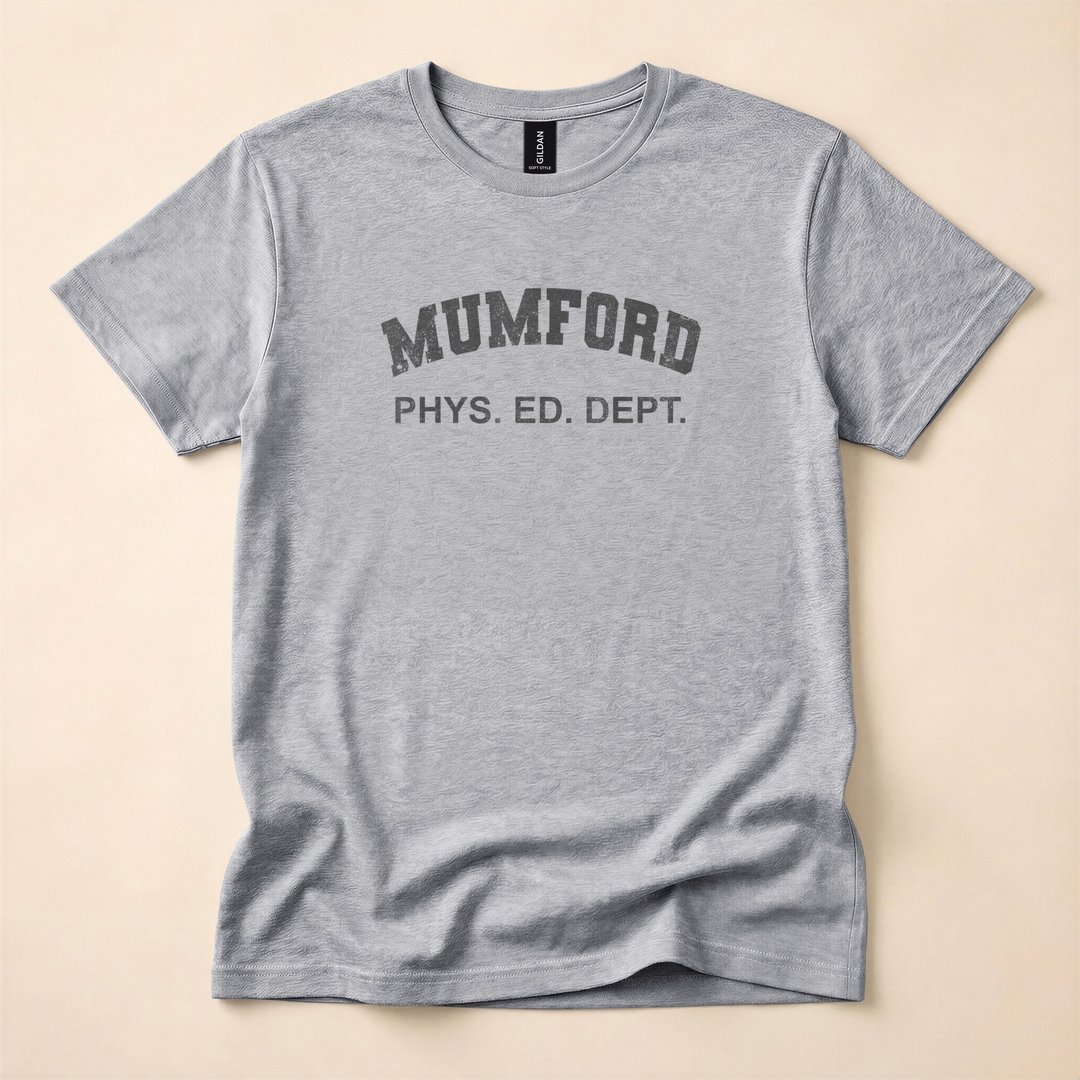 Mumford Phys Ed Dept Lazy Halloween Costume T-Shirt