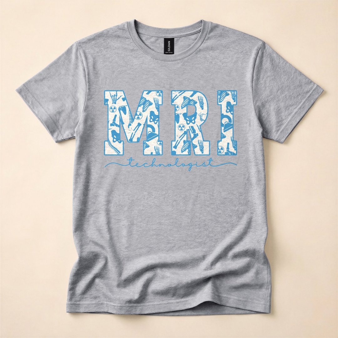 MRI Tech Skeleton Radiology Halloween T-Shirt