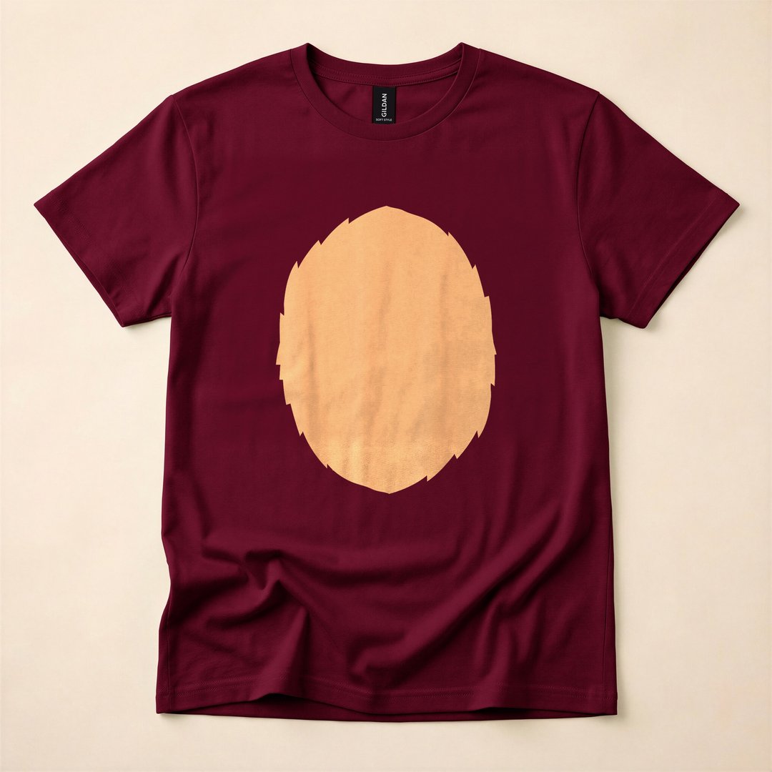 Bear Face Halloween Animal Costume T-Shirt