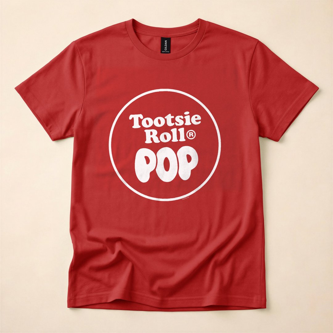 Tootsie Roll Pop Wrapper Group Halloween Costume T-Shirt