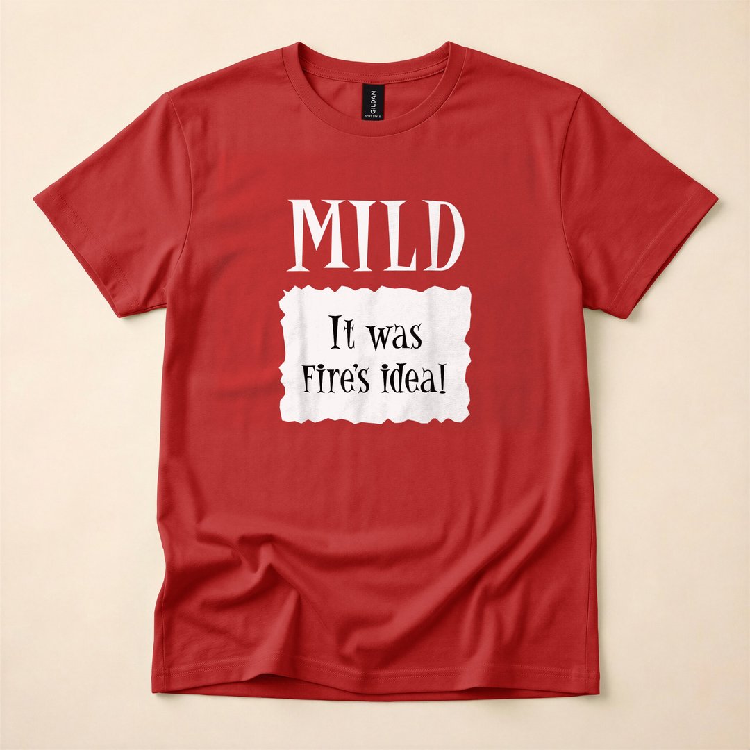 Mild Hot Sauce Packet Funny Halloween Taco Costume T-Shirt