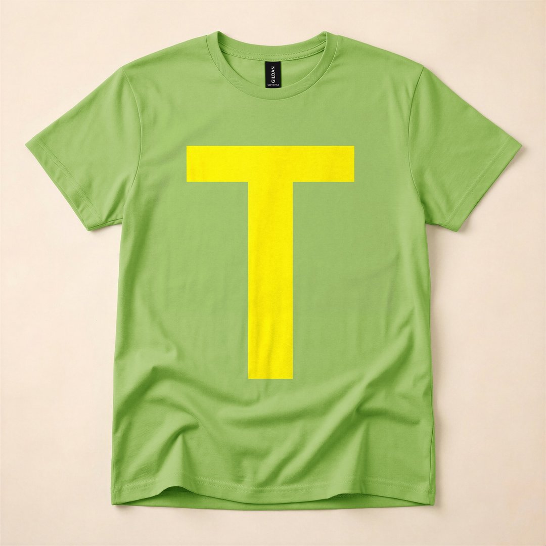 Chipmunk Group Letter T Halloween Costume Matching T-Shirt