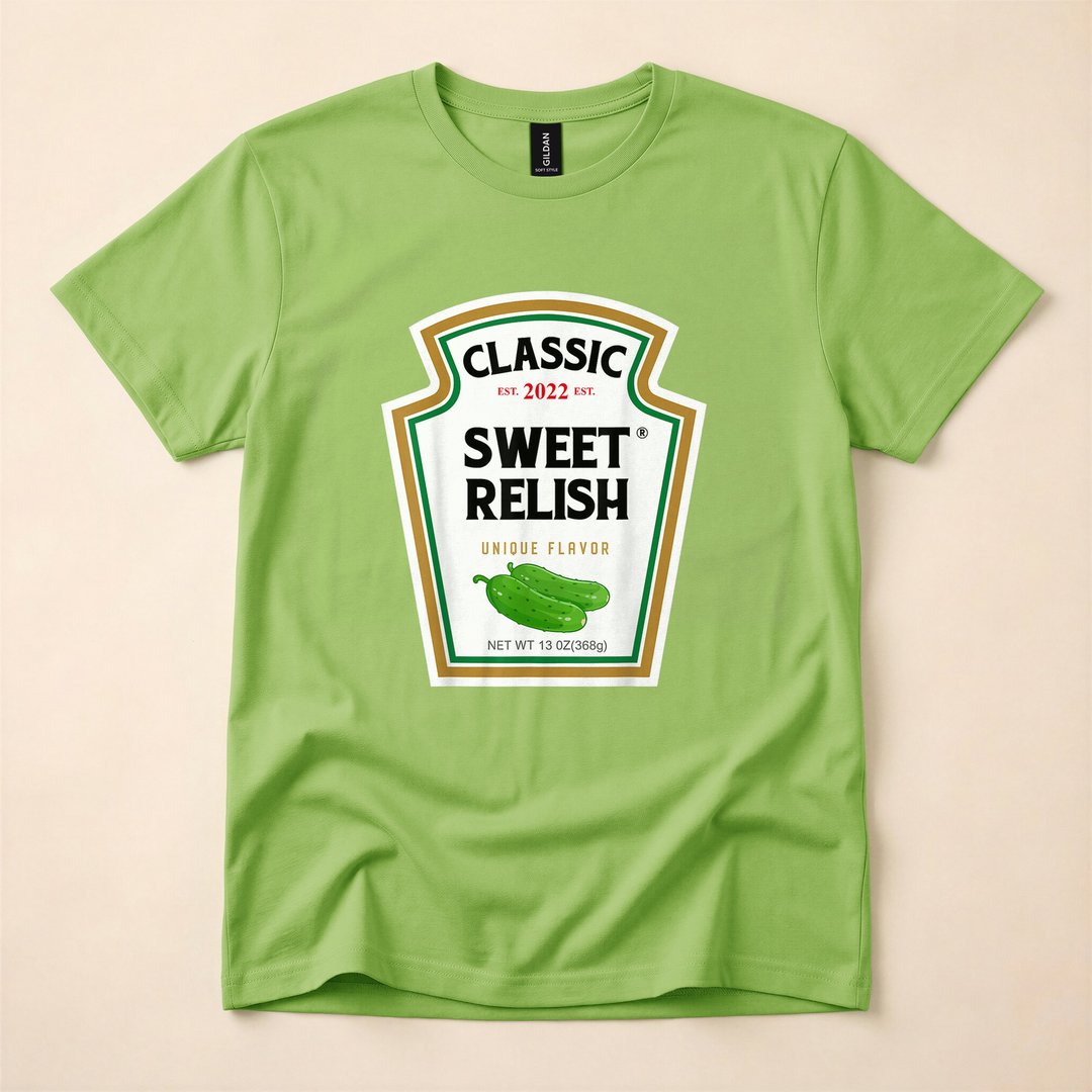 Sweet Relish Green Pickle DIY Halloween Costume T-Shirt