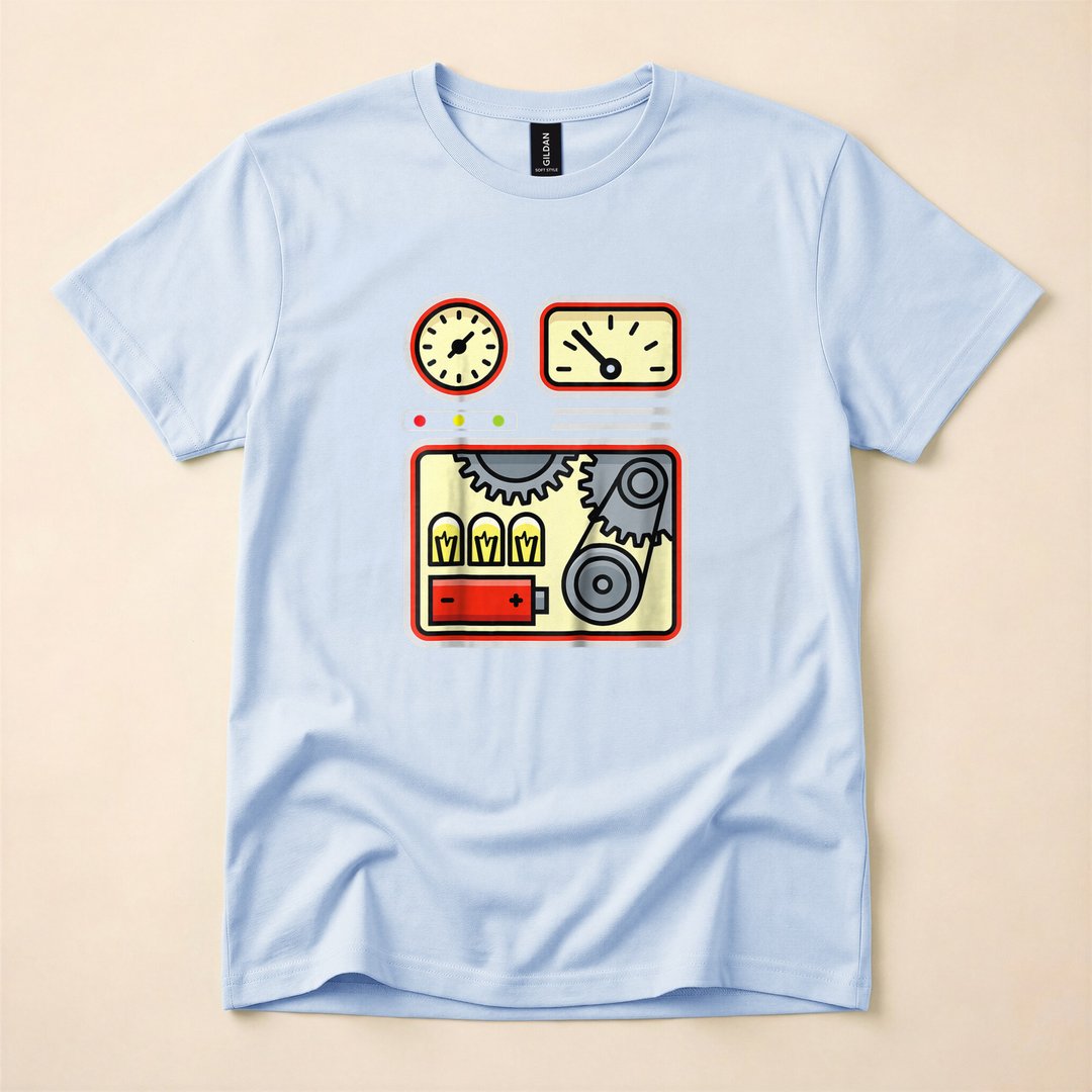 Kids Robot Easy Halloween Costume T-Shirt