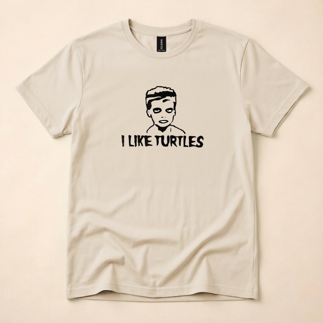Johnathan the Zombie I Like Turtles Funny Halloween T-Shirt