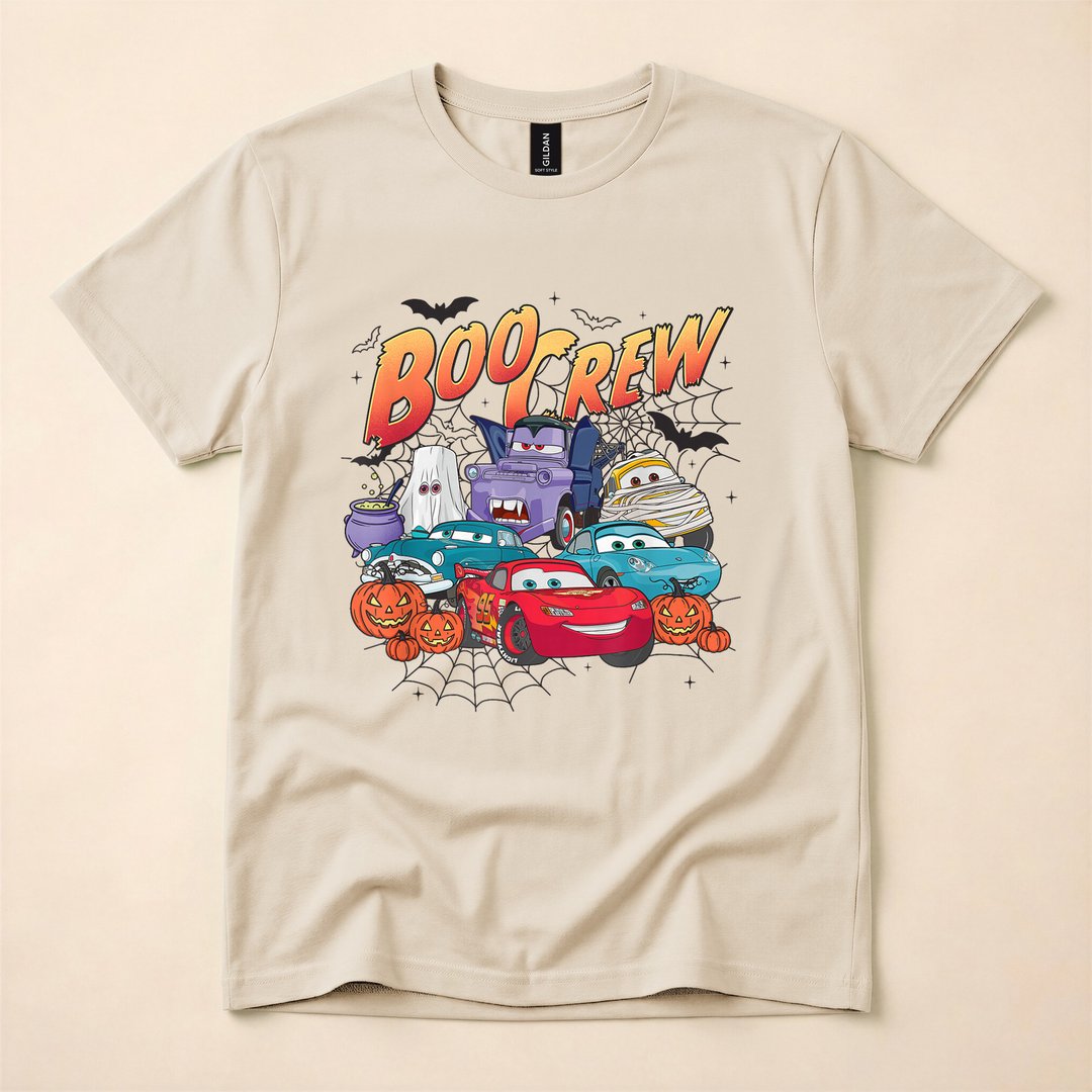 Disney Pixar Cars Boo Crew Monster Costume Halloween T-Shirt