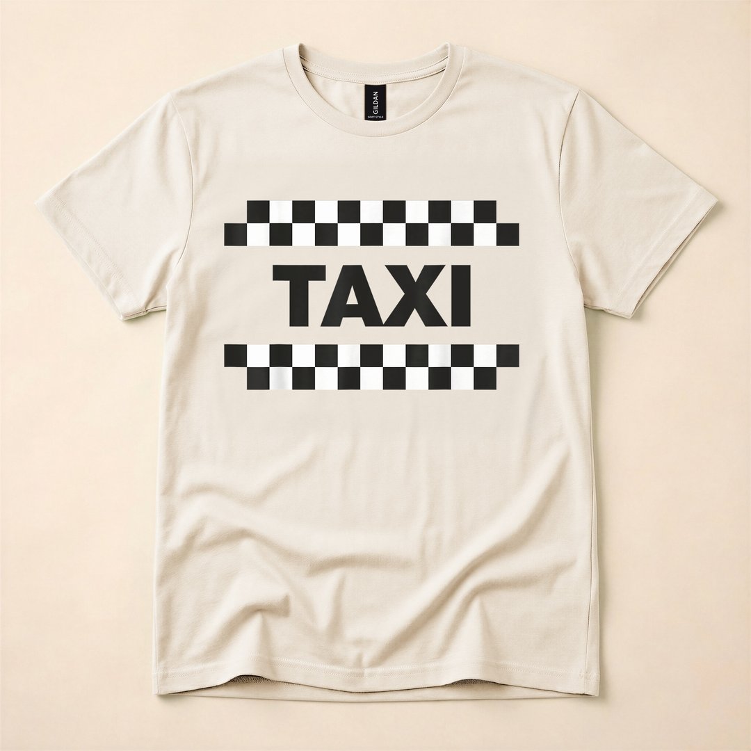 NYC Yellow Taxi Cab Funny Halloween Costume T-Shirt