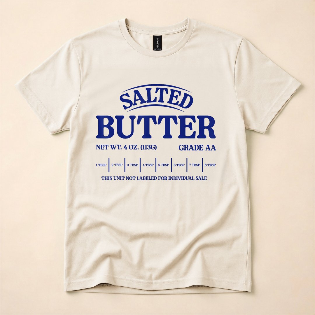 Pretend I'm Salted Butter Funny Halloween Costume T-Shirt