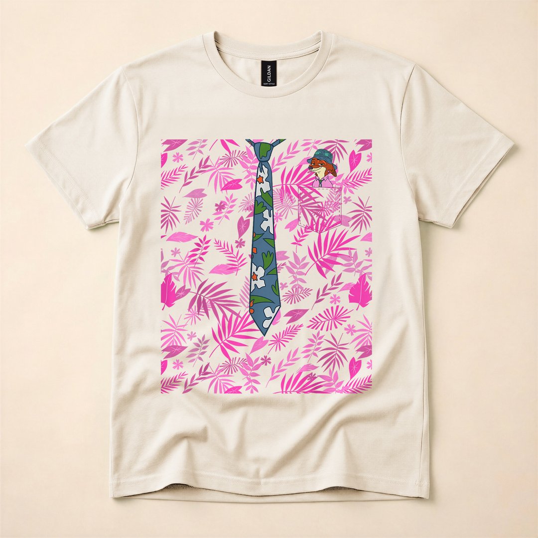 Zootopia Nick Wilde Shirt and Tie Halloween Costume T-Shirt