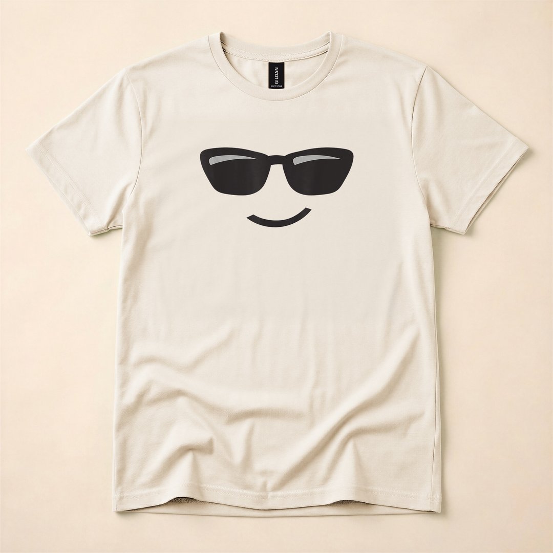 Sunglasses Emoticon Group Halloween Costume T-Shirt