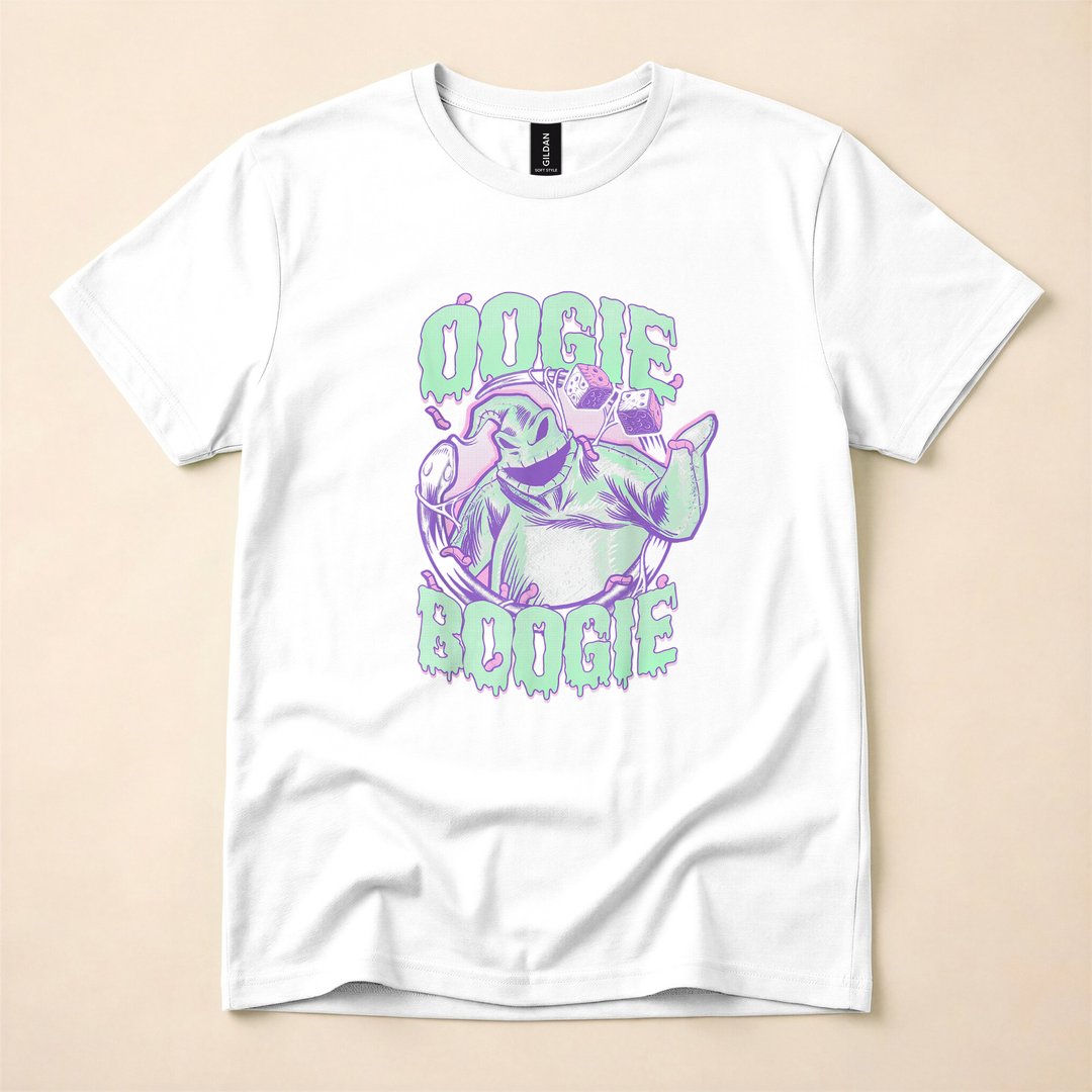 Oogie Boogie Portrait Nightmare Before Christmas Halloween T-Shirt