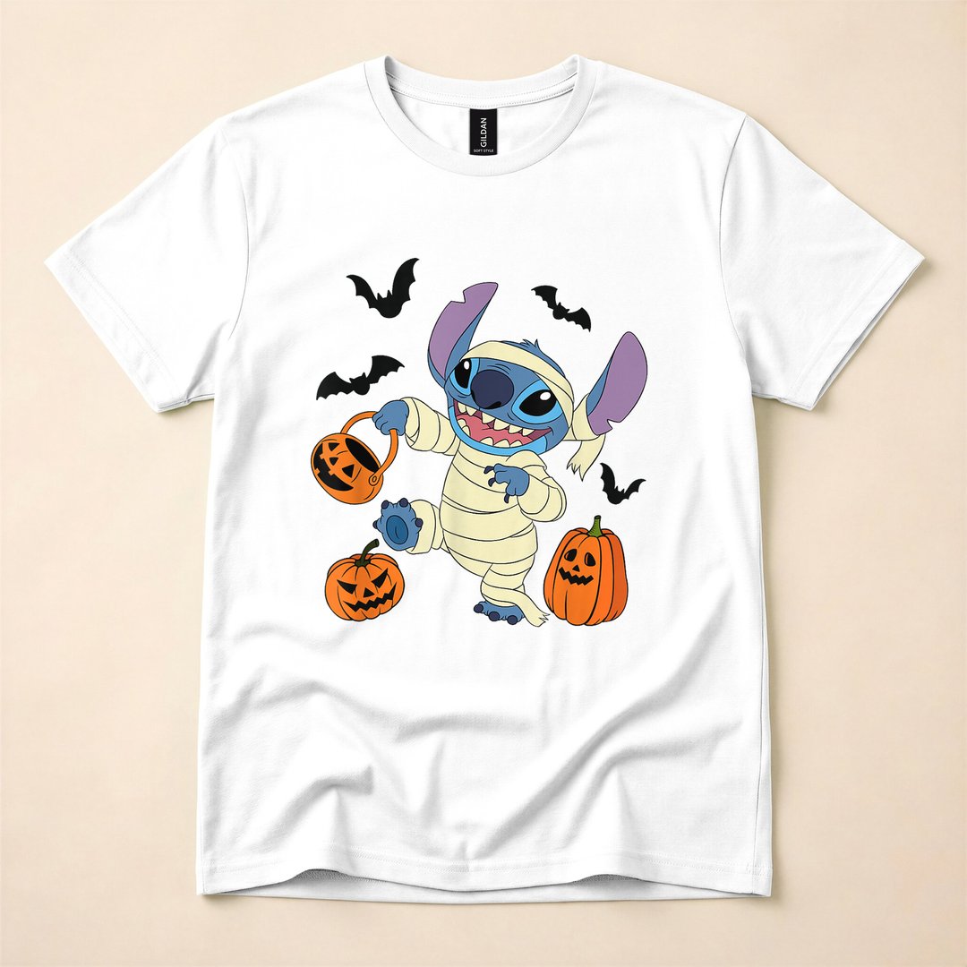 Lilo & Stitch Funny Mummy Costume Halloween T-Shirt