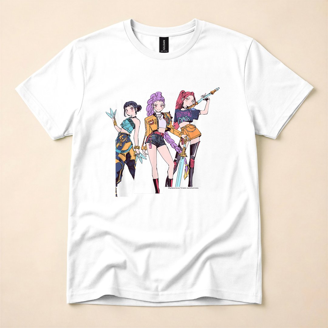 Huntrix Manhwa Style Comic Panels Halloween T-Shirt