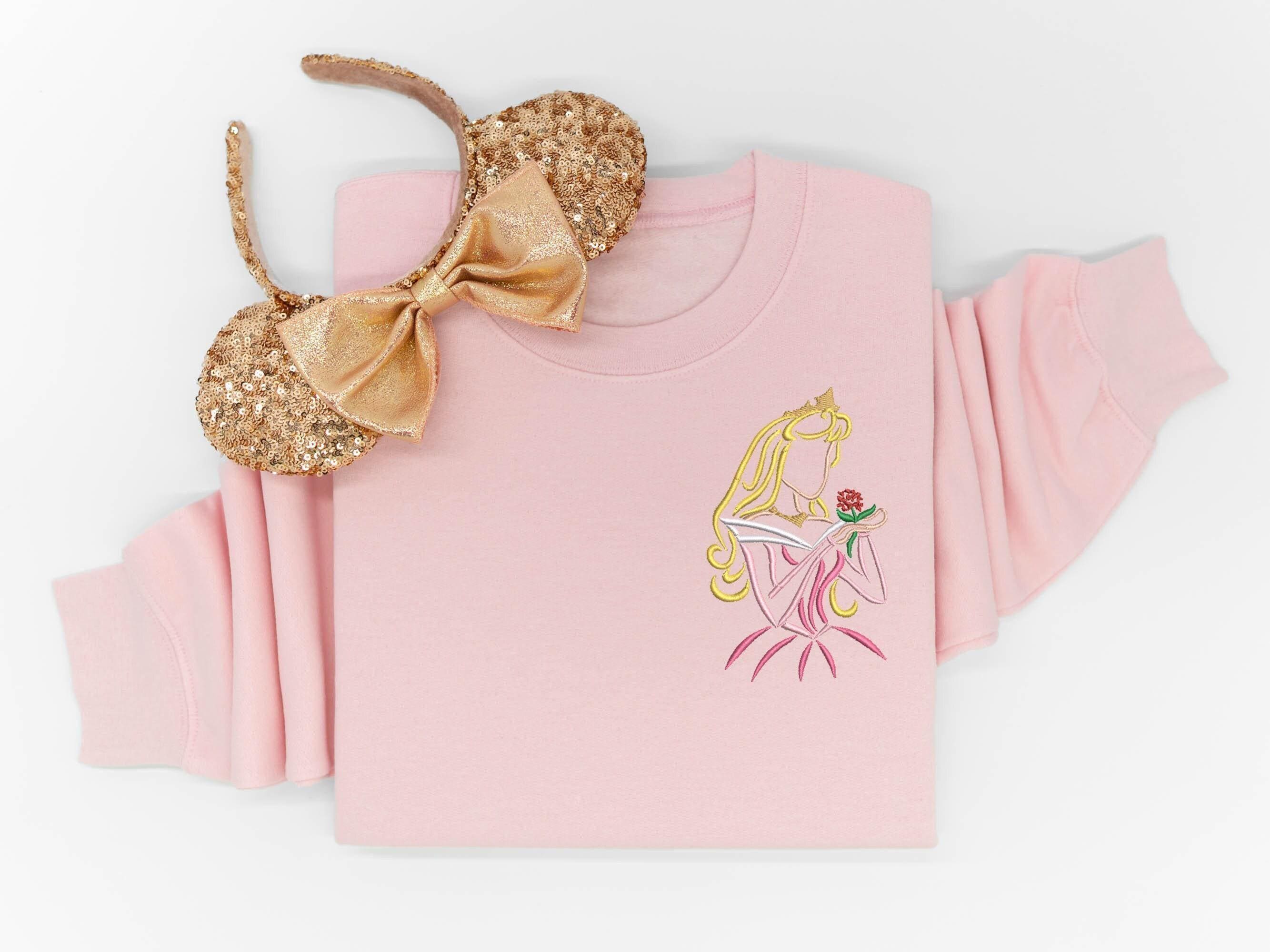 Embroidered Aurora Sleeping Beauty Crewneck Sweatshirt – Disney Princess T-Shirt, Shirt and Tank Top