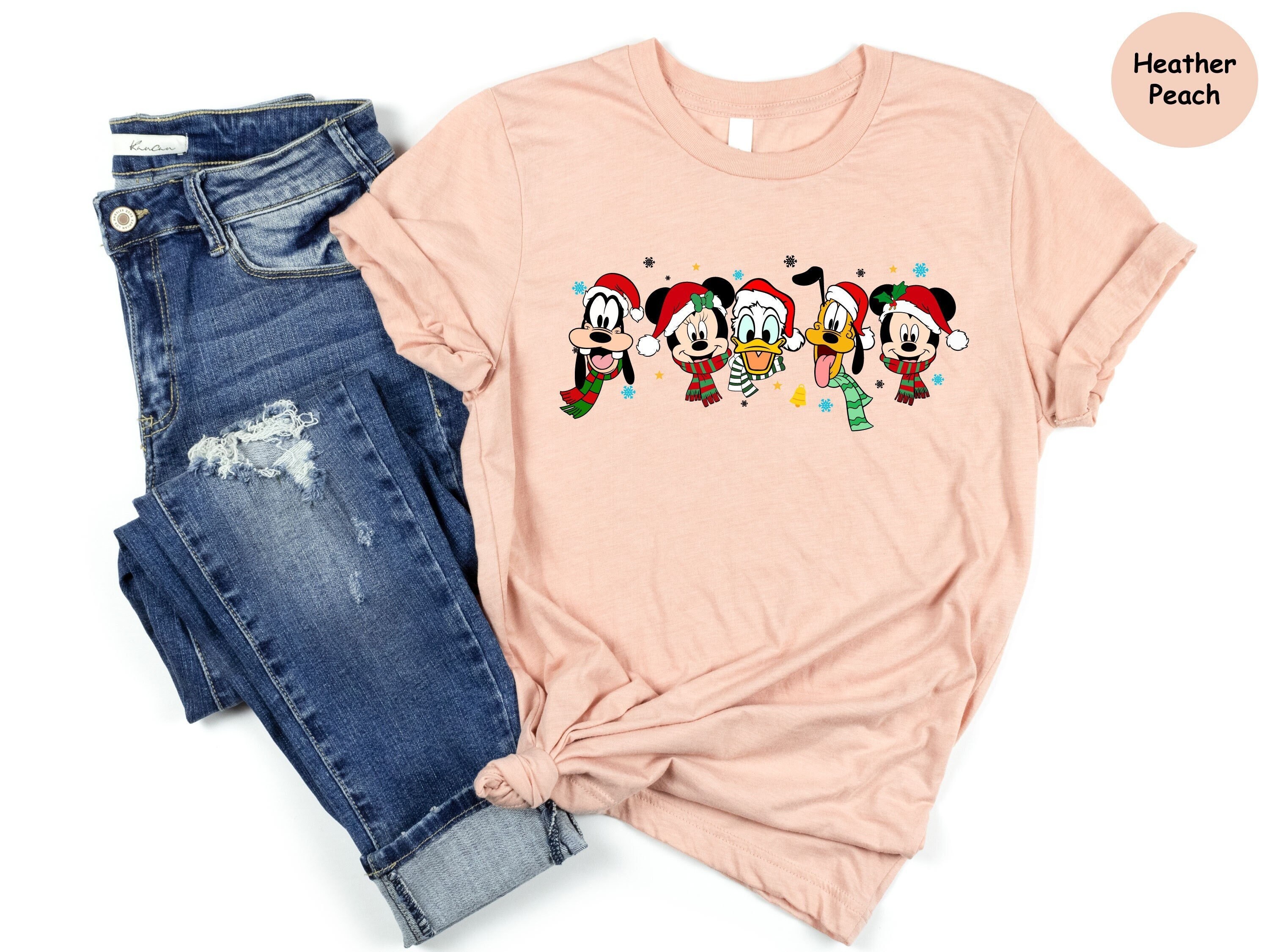 Disney Mickey and Friends Christmas Shirt for Matching Family and Couples – Holiday T-Shirt and Christmas Pajamas - photo 2