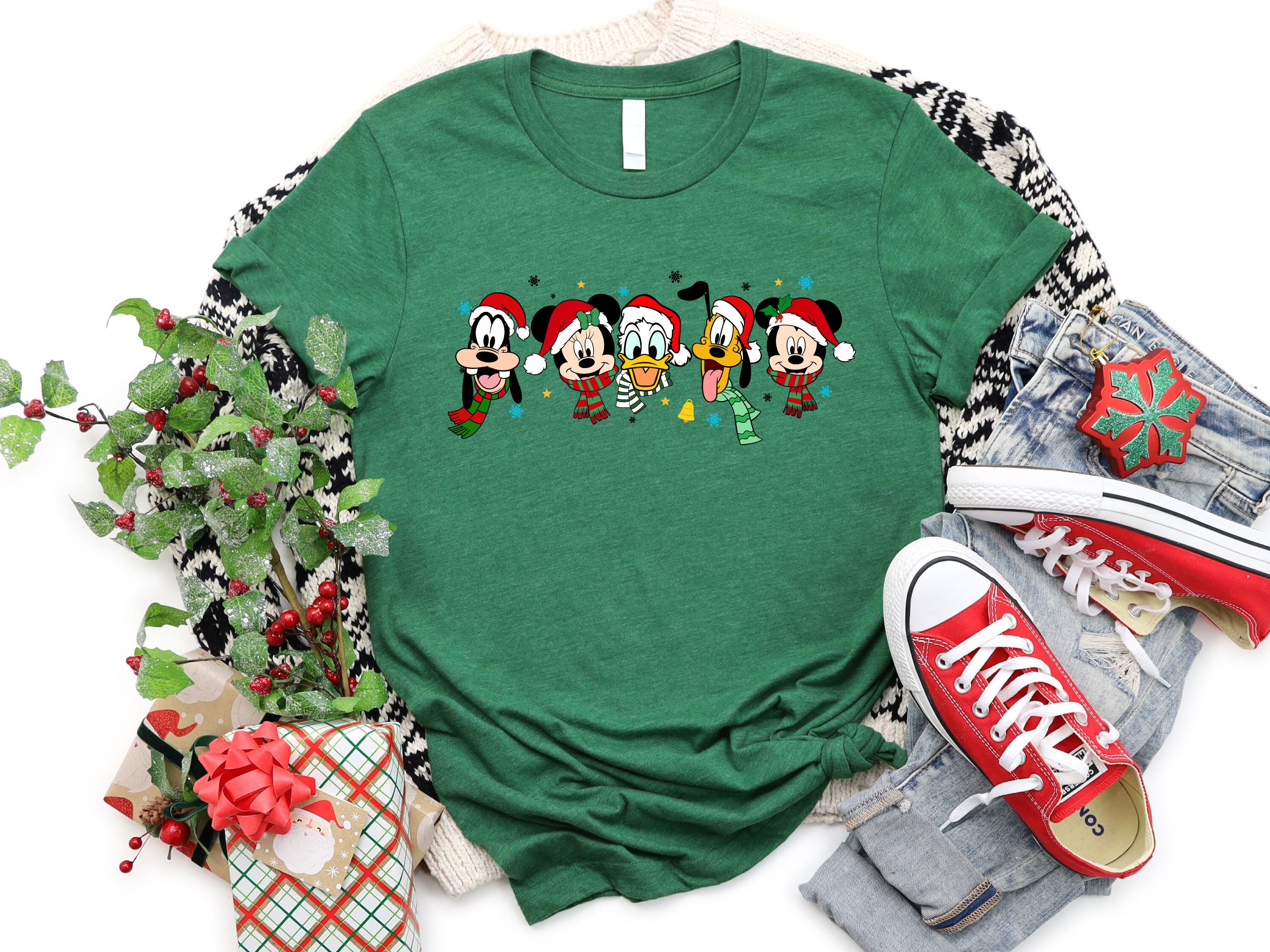 Disney Mickey and Friends Christmas Shirt for Matching Family and Couples – Holiday T-Shirt and Christmas Pajamas - photo 3