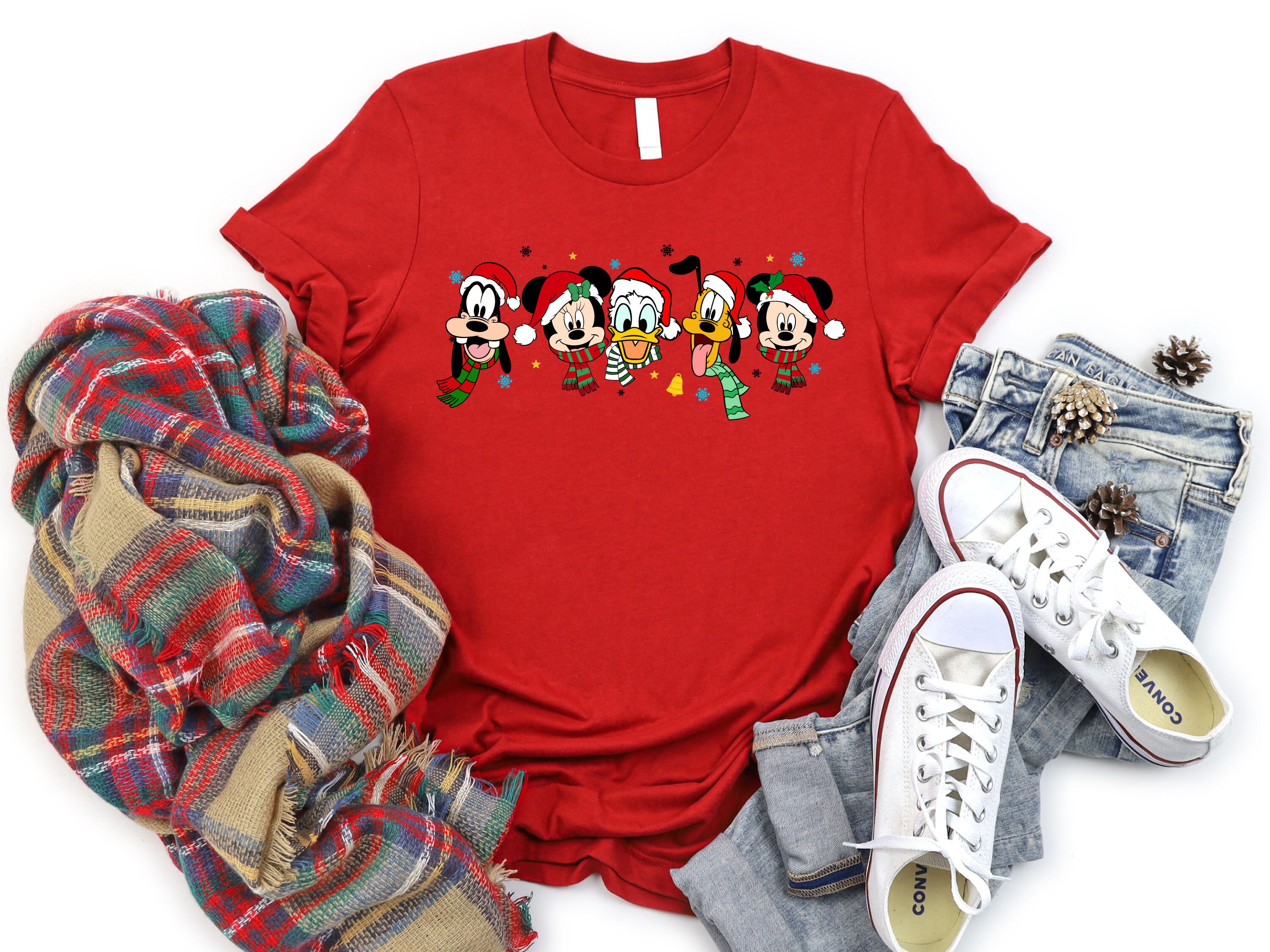 Disney Mickey and Friends Christmas Shirt for Matching Family and Couples – Holiday T-Shirt and Christmas Pajamas - photo 6