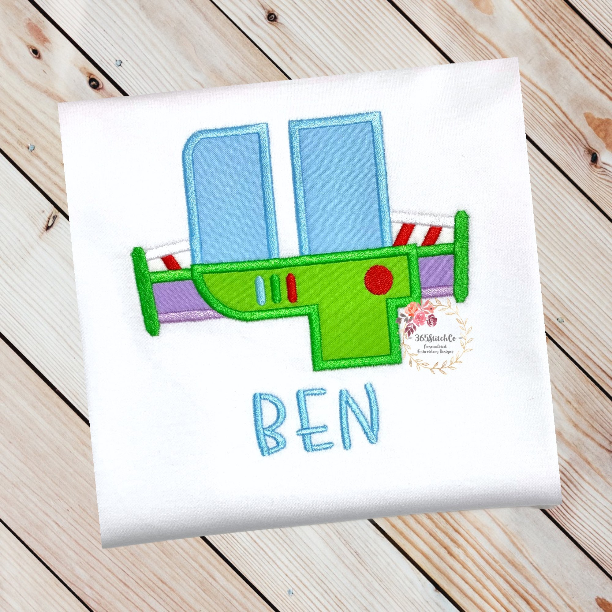 Embroidered Buzz Lightyear Birthday Shirt with Space Rocket – Toy Story Disney Birthday Tee in Ages 1 to 6 - photo 5