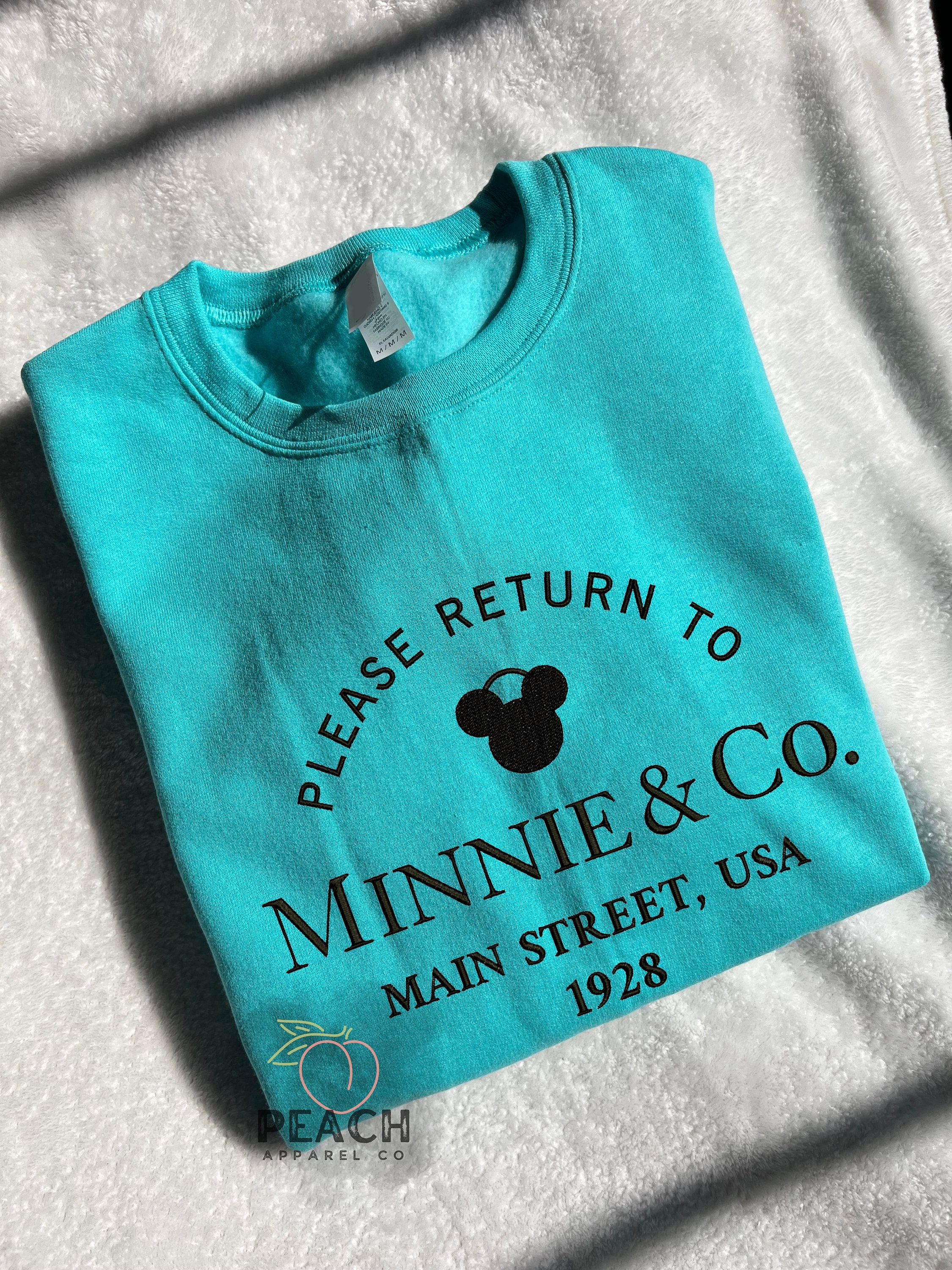 Return to Minnie Mickey and Co Embroidered Sweatshirt – Cute Theme Park Vacation Trip Shirt - photo 3