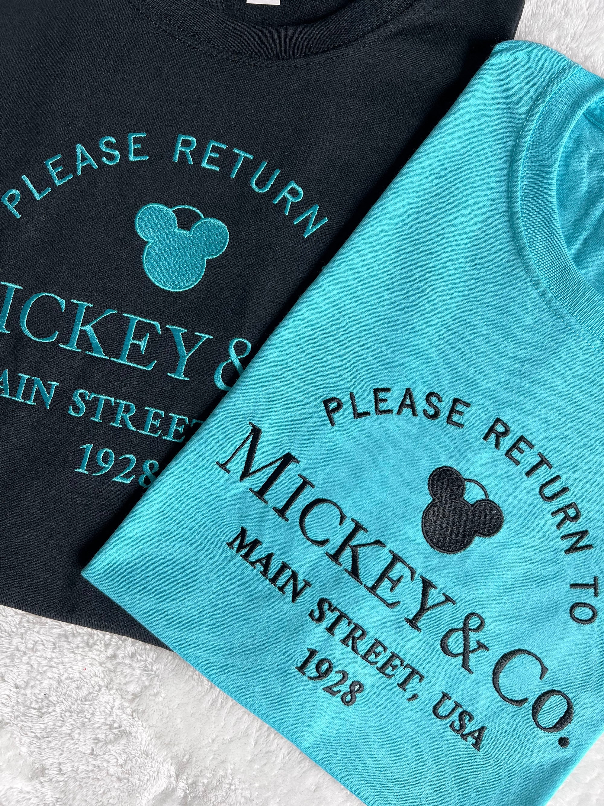 Return to Minnie Mickey and Co Embroidered T-Shirt in Plus Size – Cute Theme Park Vacation Trip Shirt - photo 2
