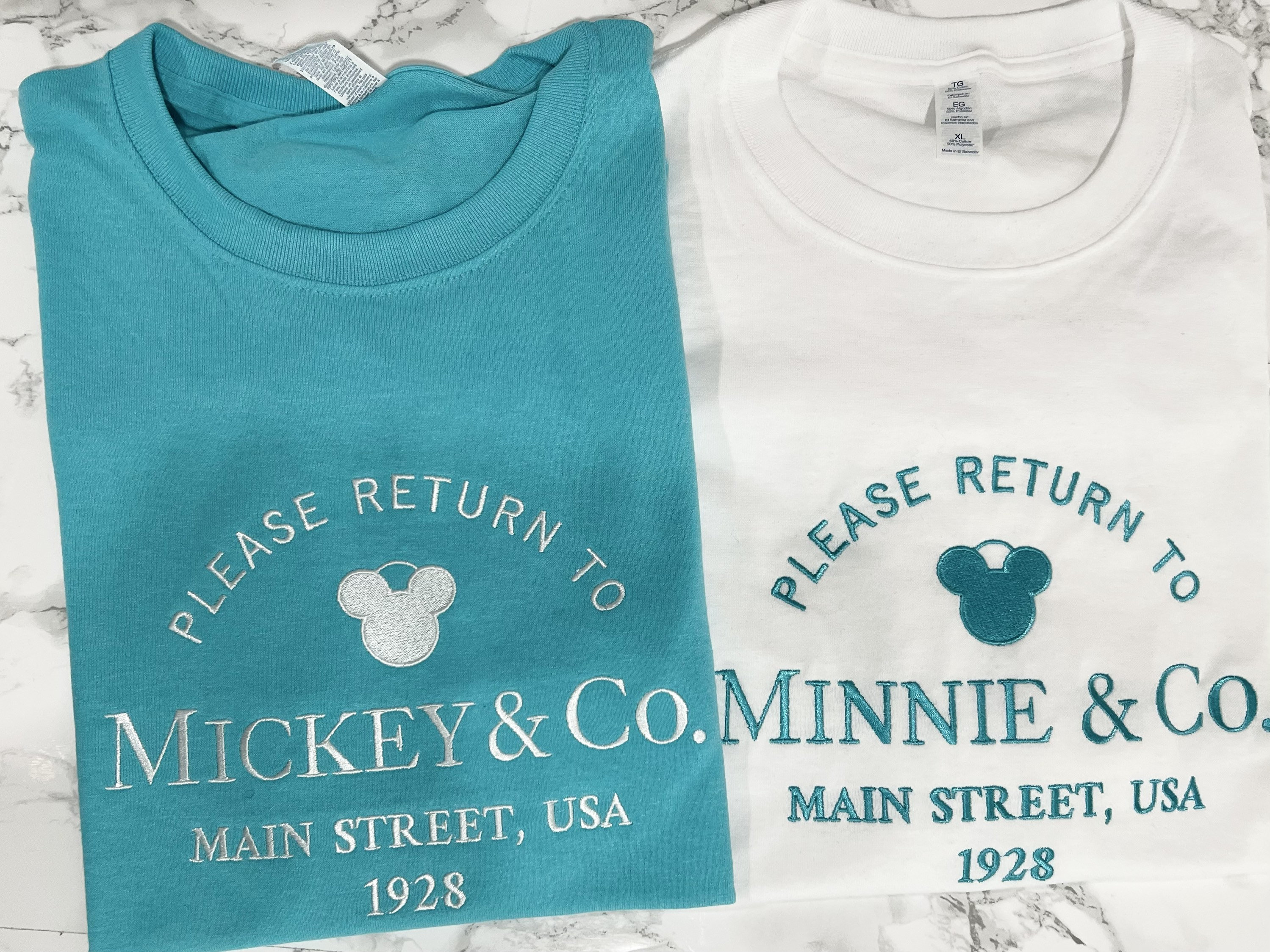 Return to Minnie Mickey and Co Embroidered T-Shirt in Plus Size – Cute Theme Park Vacation Trip Shirt - photo 4