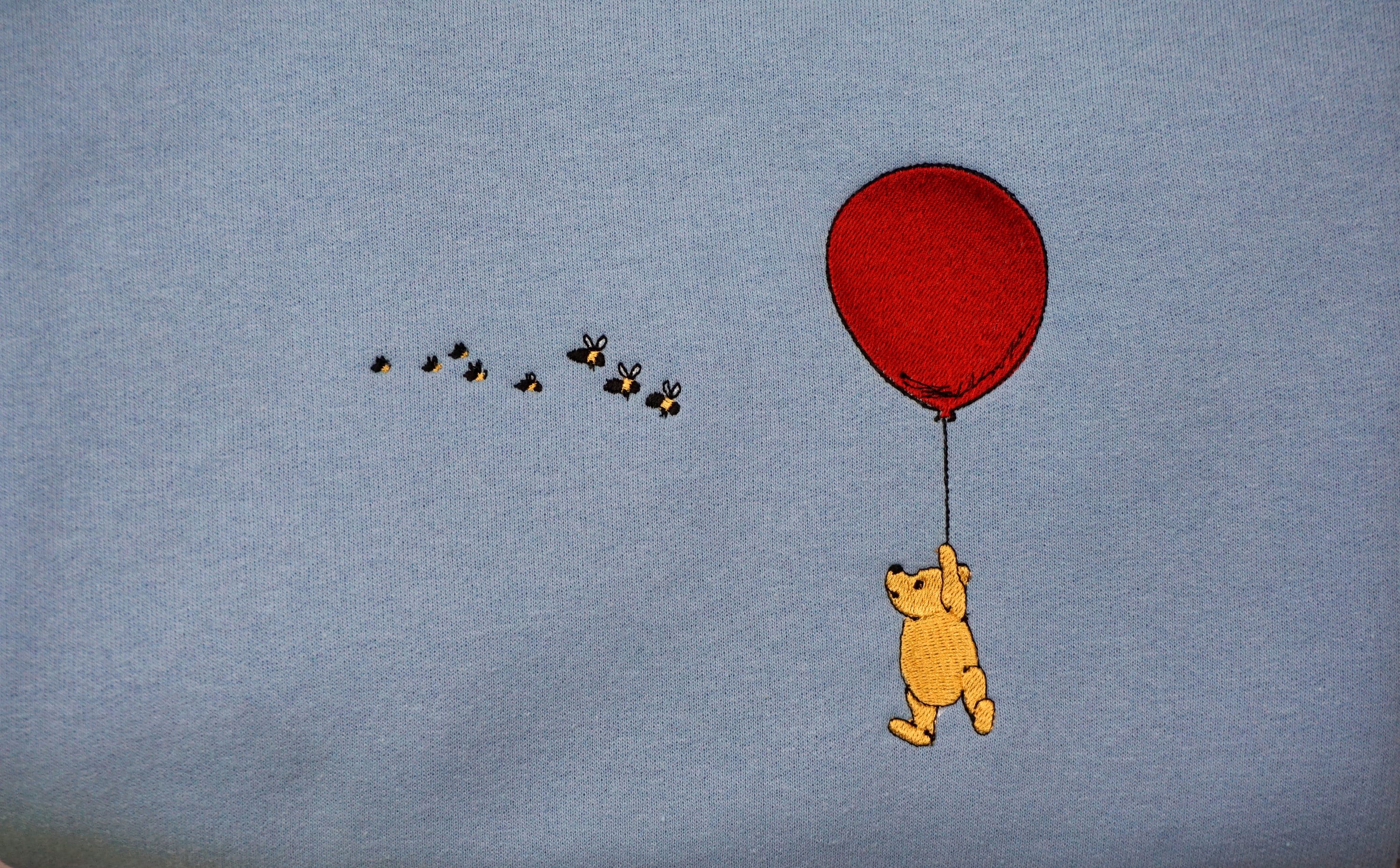 Classic Winnie the Pooh Embroidered Sweatshirt – Adult Unisex Crewneck for Everyday Cozy Wear - photo 2