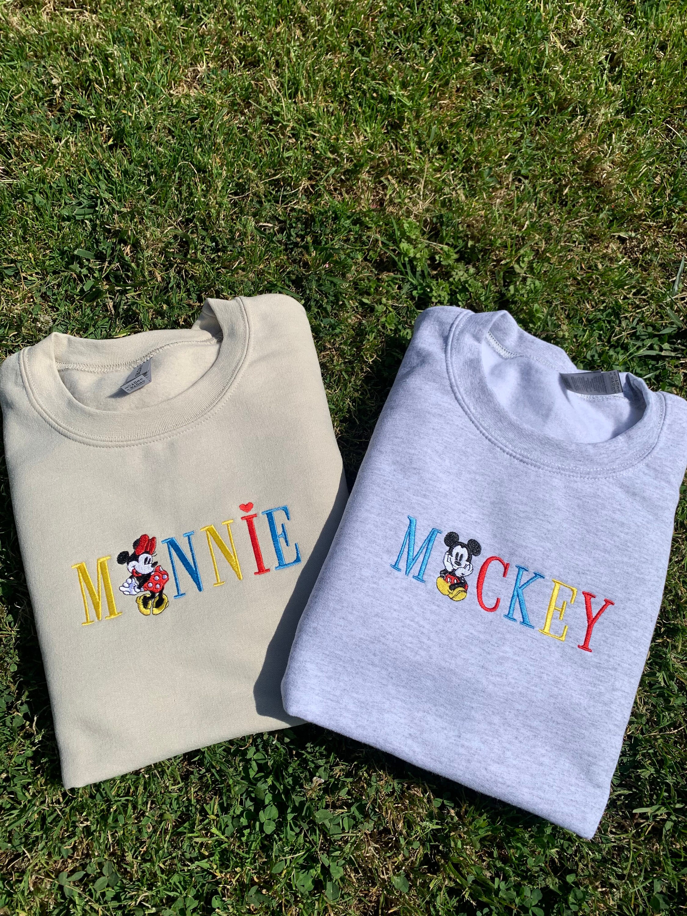 Vintage Mickey Embroidered Crewneck Sweatshirt – Retro Embroidery Pullover for Everyday and Vacation Wear - photo 5