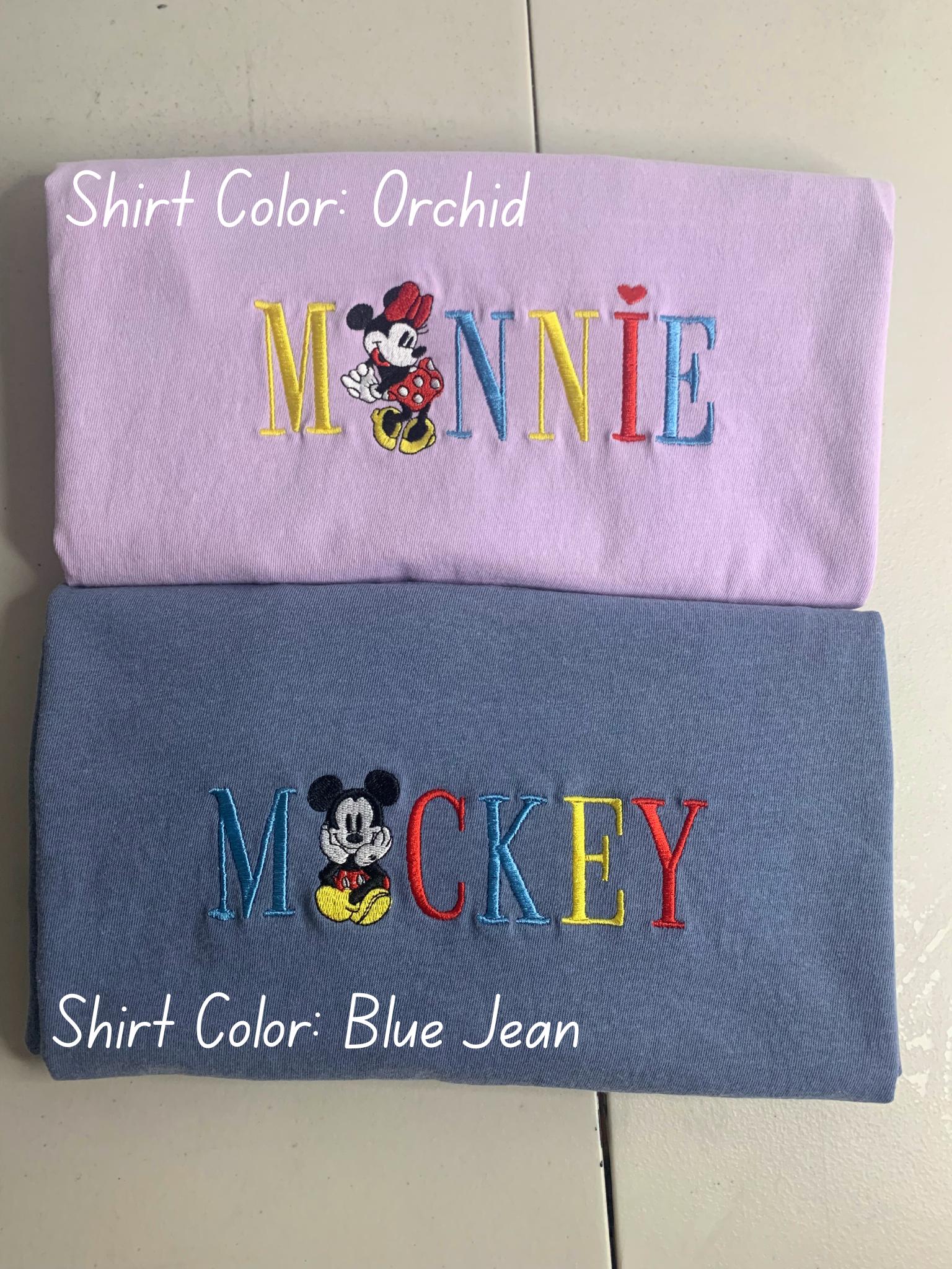 Vintage Mickey Embroidered Tee – Retro Mickey Mouse Embroidery T-Shirt for Everyday and Vacation Wear - photo 5
