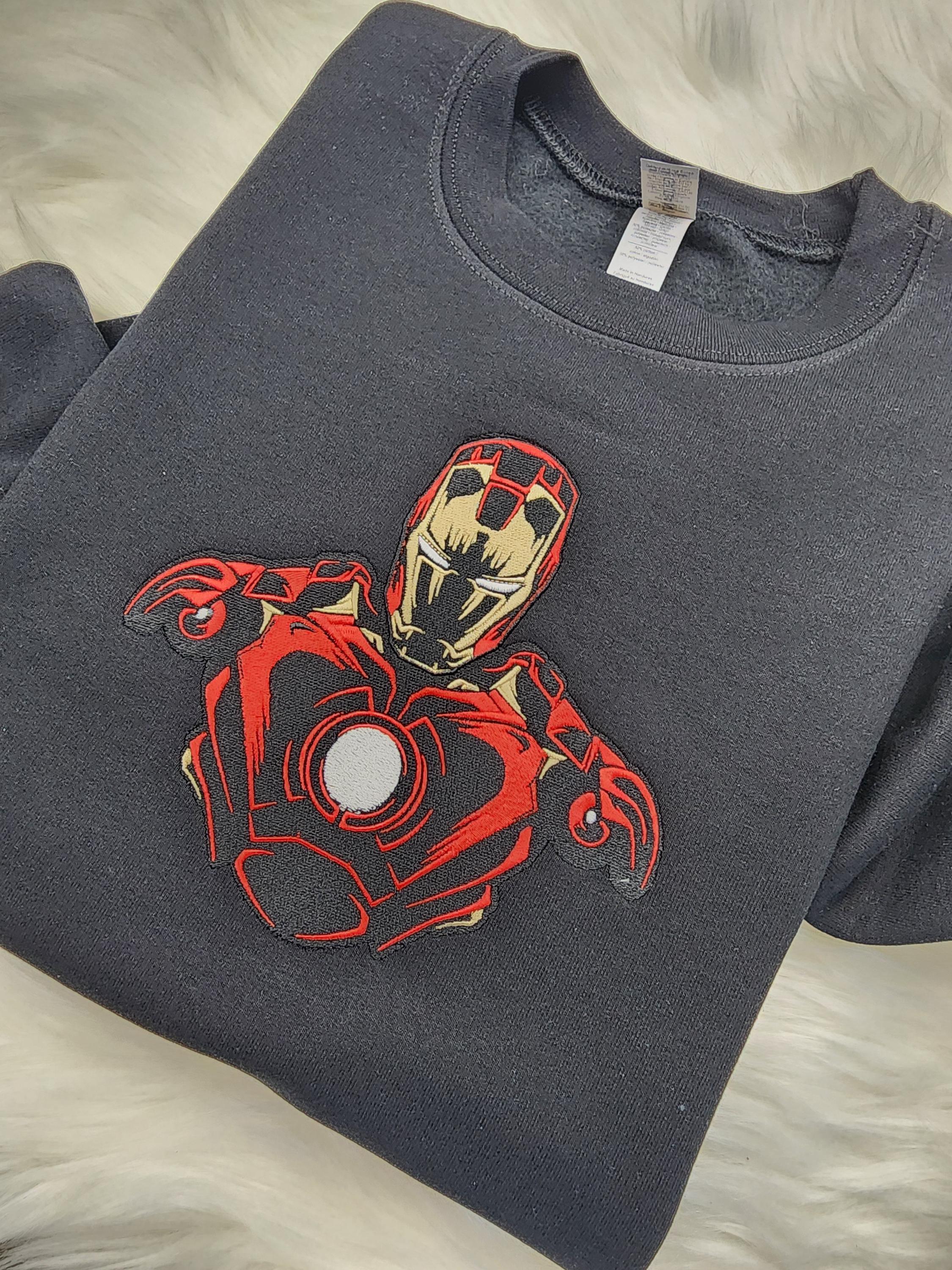 Iron Man Embroidered Sweatshirt – Disney Marvel Avengers Crewneck for Everyday and Park Wear - photo 2