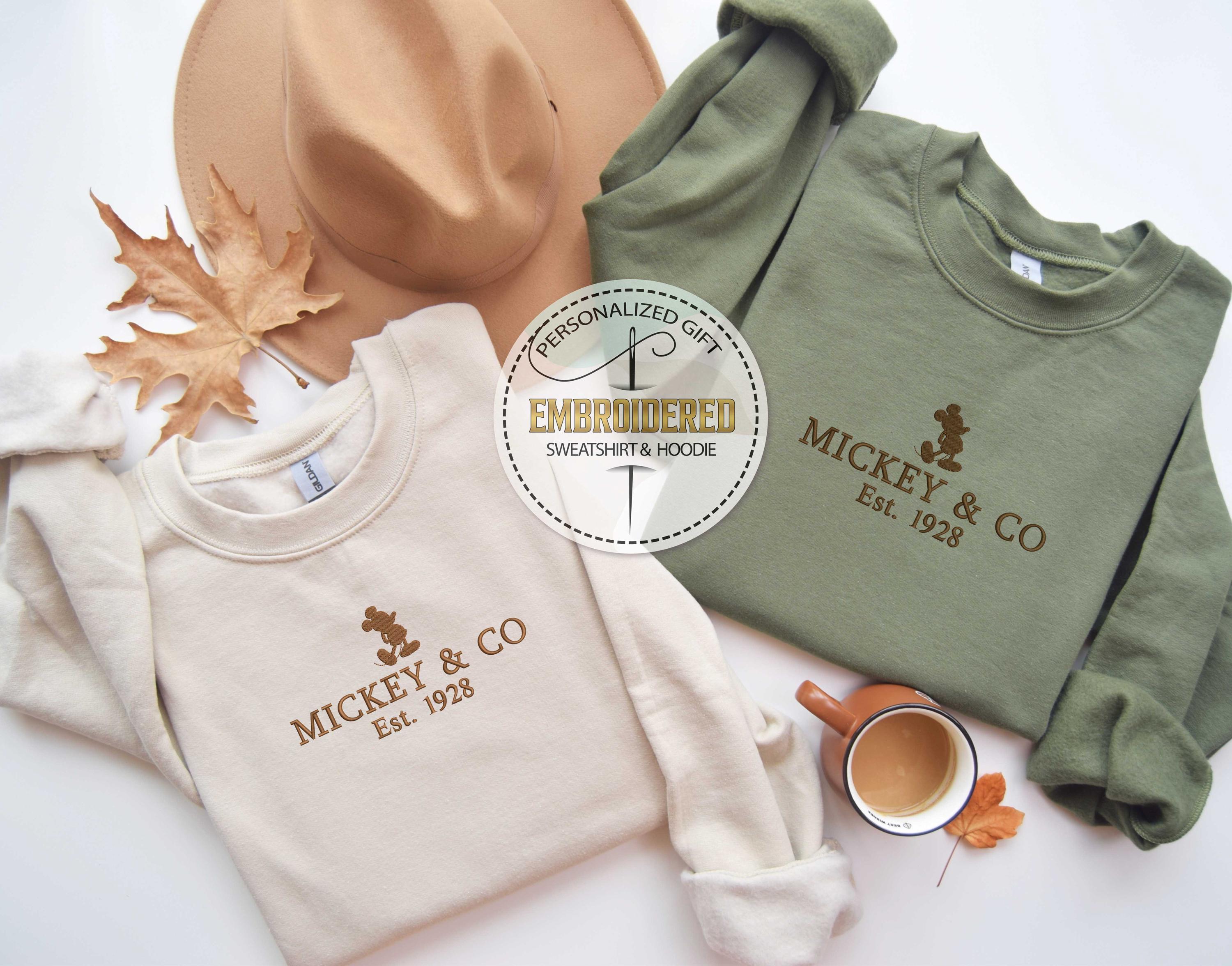 Embroidered Mickey and Co Hoodie for Youth – Disney Sweatshirt for Disneyland and Disneyworld Birthday Trip - photo 2