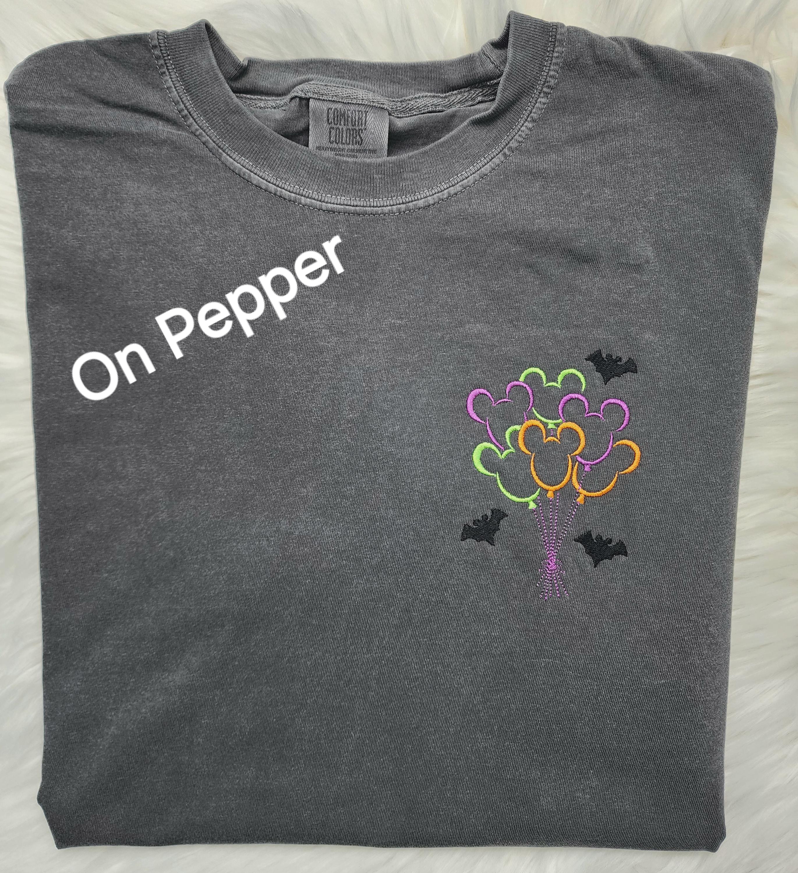 Embroidered Mickey Halloween Balloons Shirt – Disney Halloween Embroidered Sweatshirt for Park Trips - photo 2