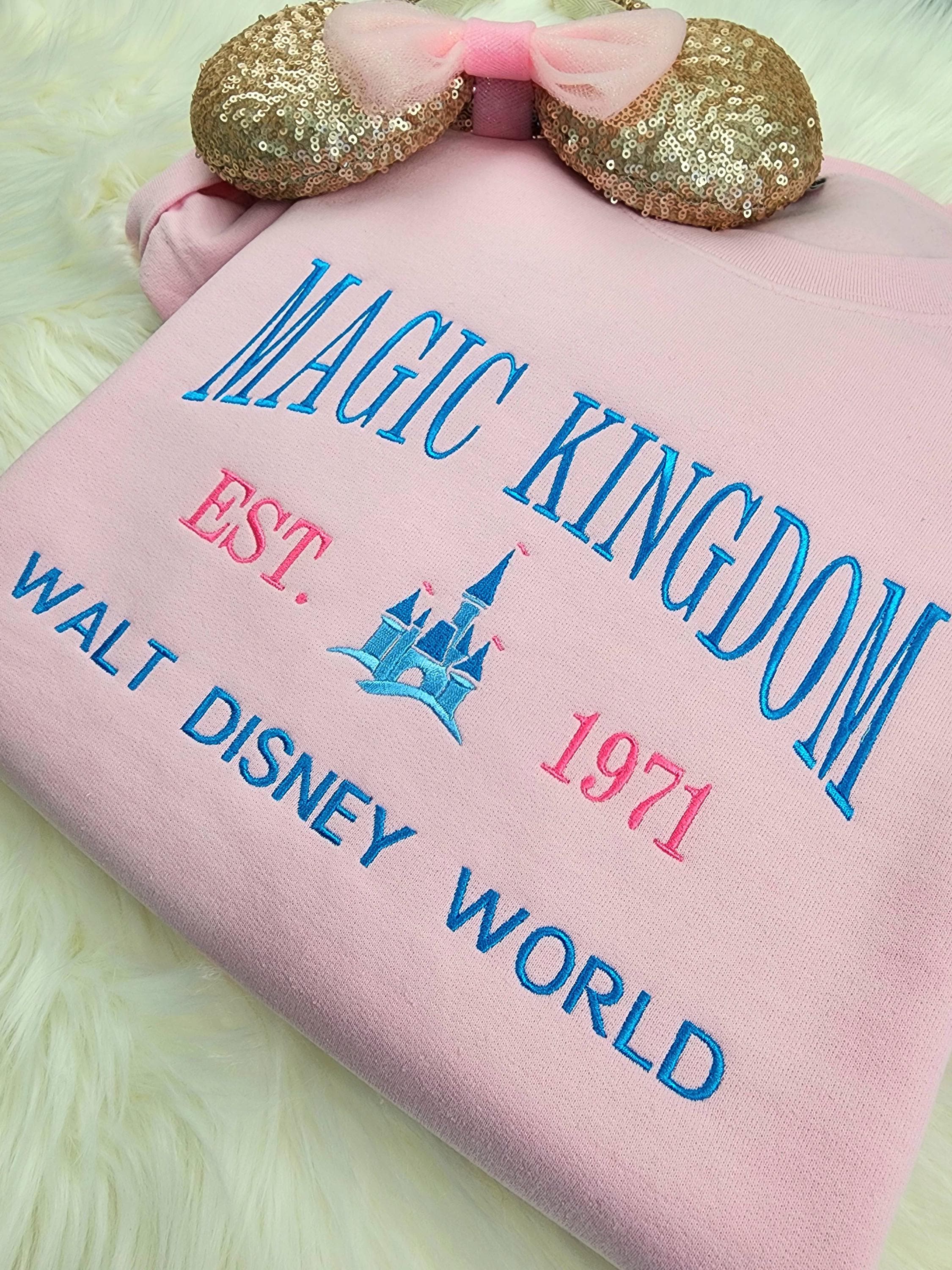 Embroidered Magic Kingdom Sweatshirt – Disney World Crewneck Shirt for Family Park Vacation Trips - photo 2
