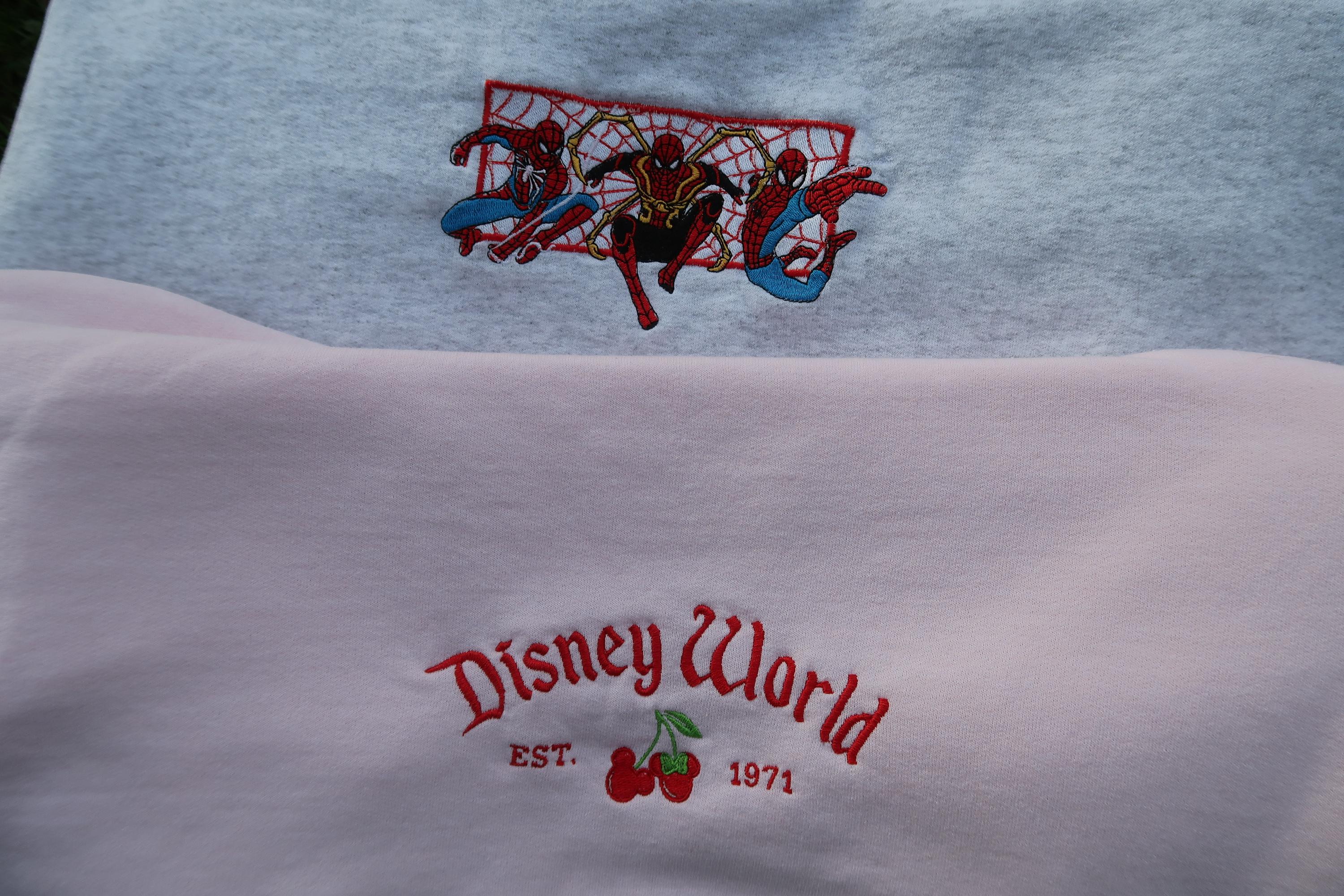 Spider-Man Embroidered Crew Neck Sweatshirt – Superhero Embroidery Crewneck for Everyday and Park Wear - photo 7