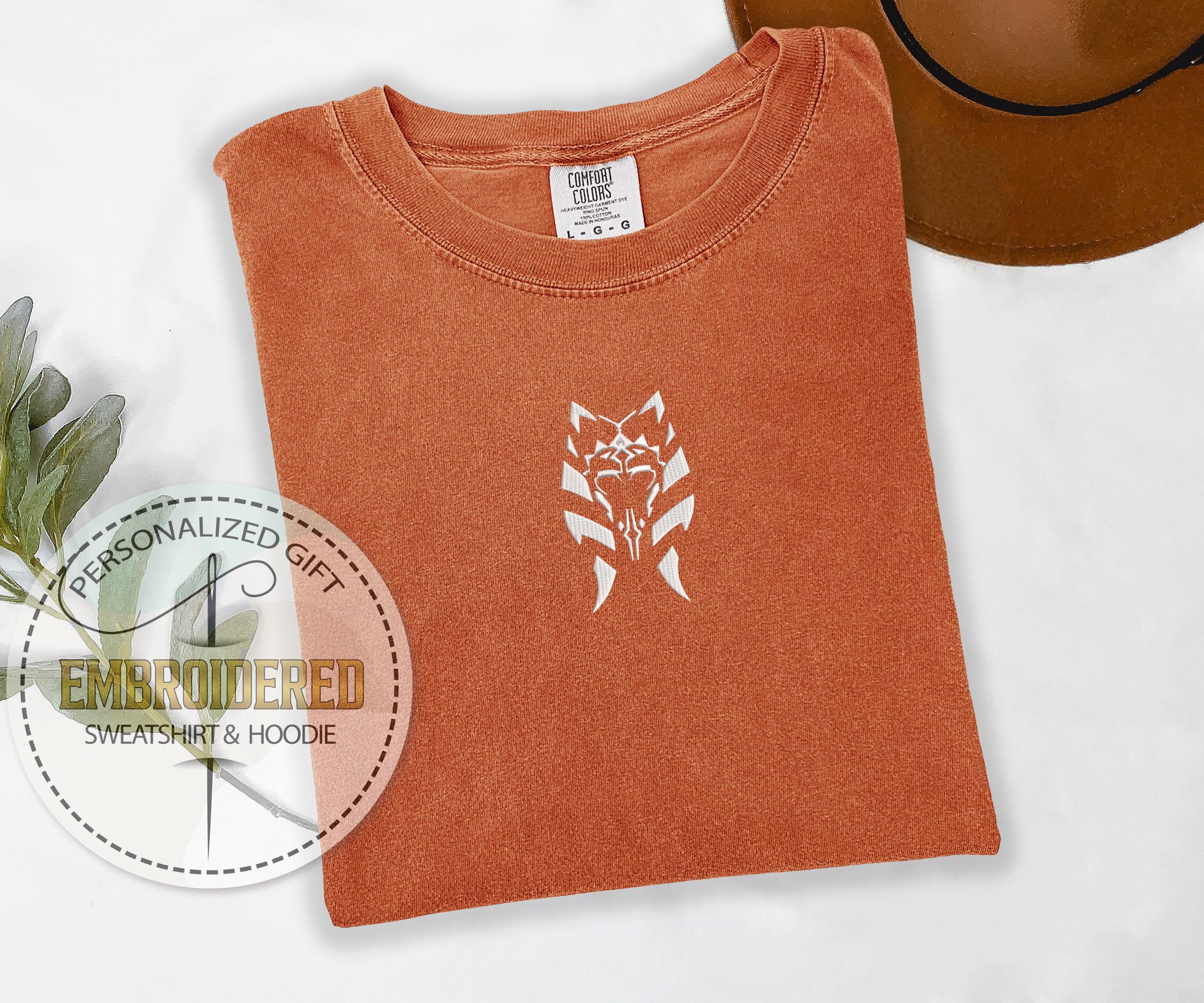 Embroidered Ahsoka Tano Shirt in Comfort Colors – Star Wars Clone Wars Disney Tee for a Disneyland Trip - photo 3