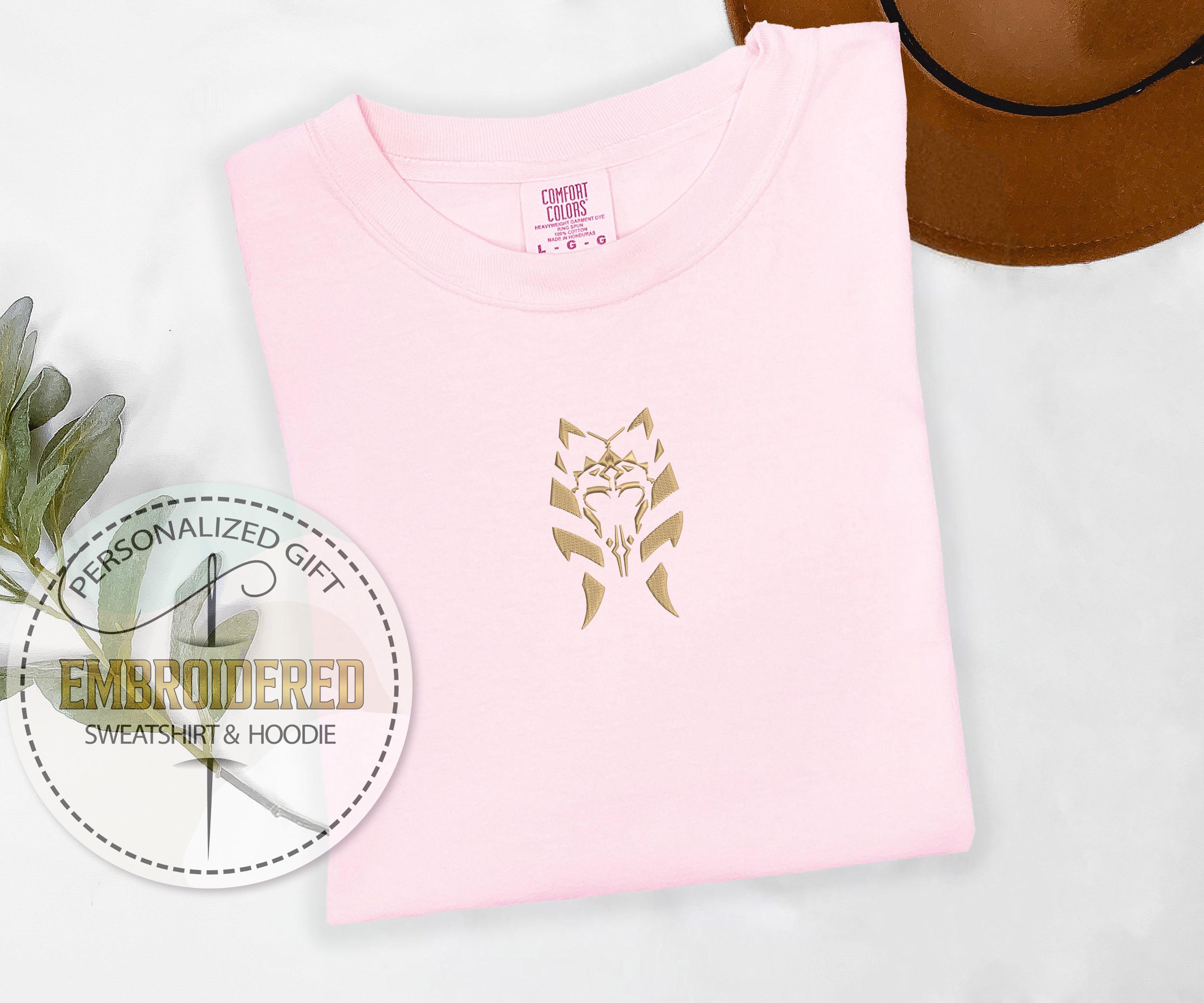 Embroidered Ahsoka Tano Shirt in Comfort Colors – Star Wars Clone Wars Disney Tee for a Disneyland Trip - photo 9