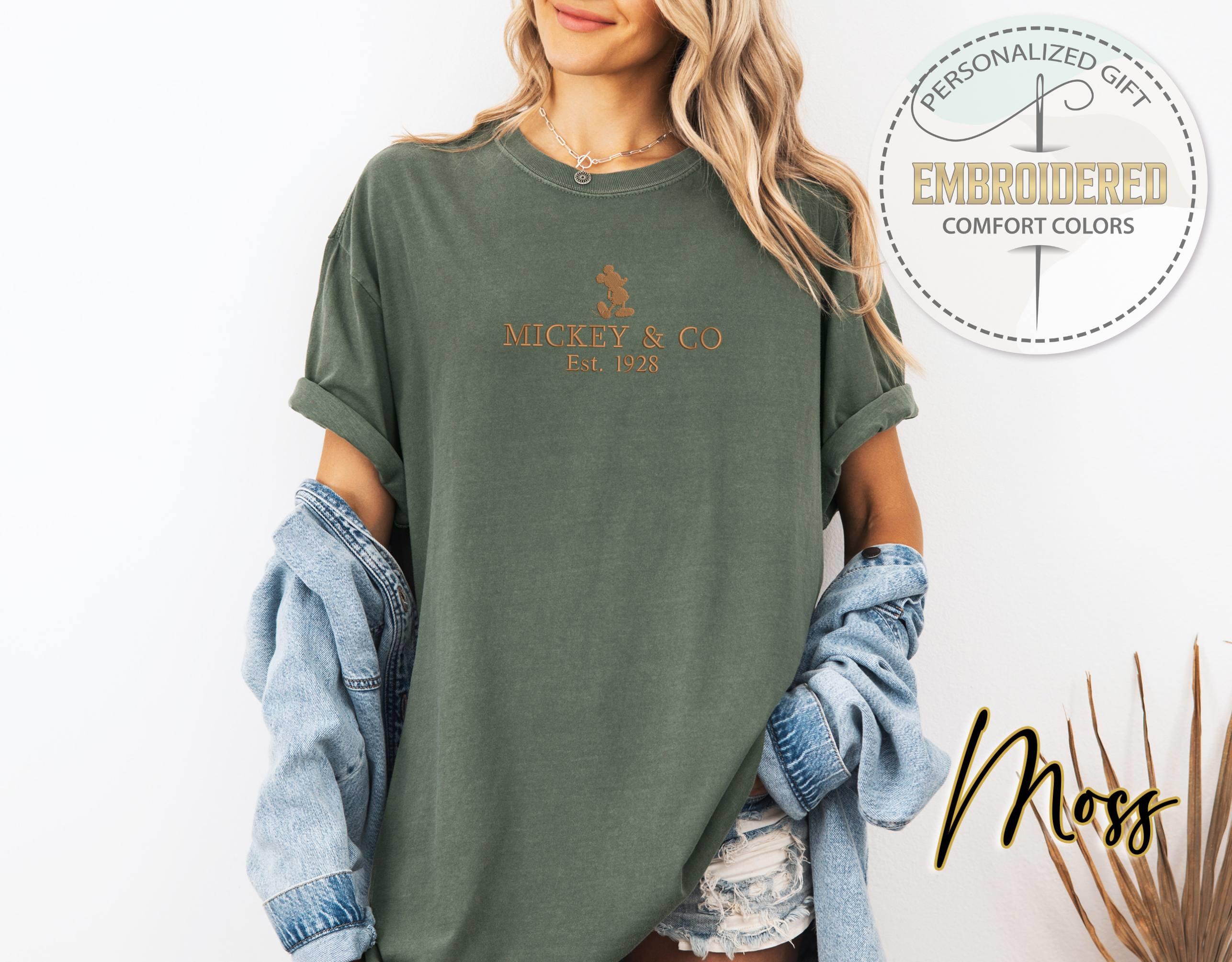 Embroidered Mickey and Co Est 1928 Shirt in Comfort Colors – Disney Inspired Vacation Tee and Gift for Disney Fans - photo 8