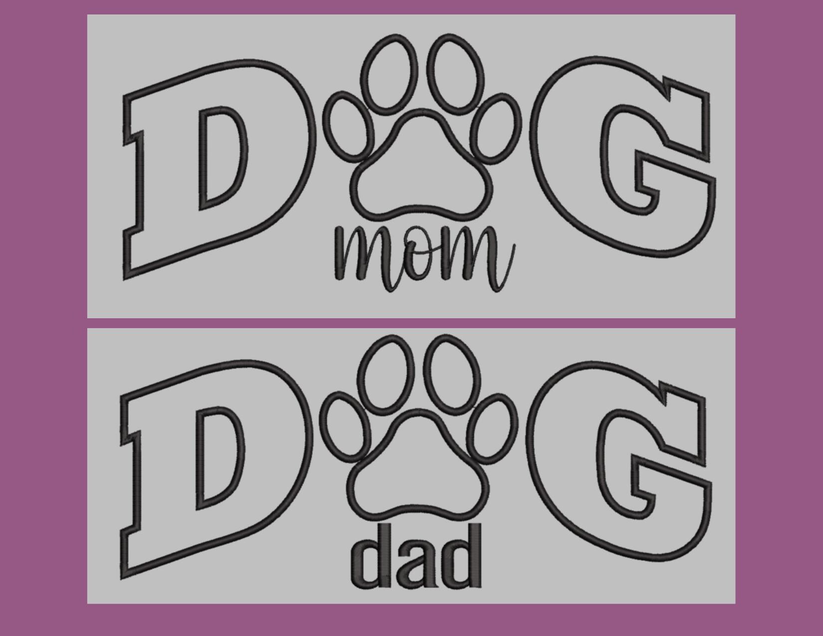 Custom Embroidered Appliqué Disney Dog Mom or Dad Sweatshirt – Personalized Pet Lover Gift Crewneck - photo 9