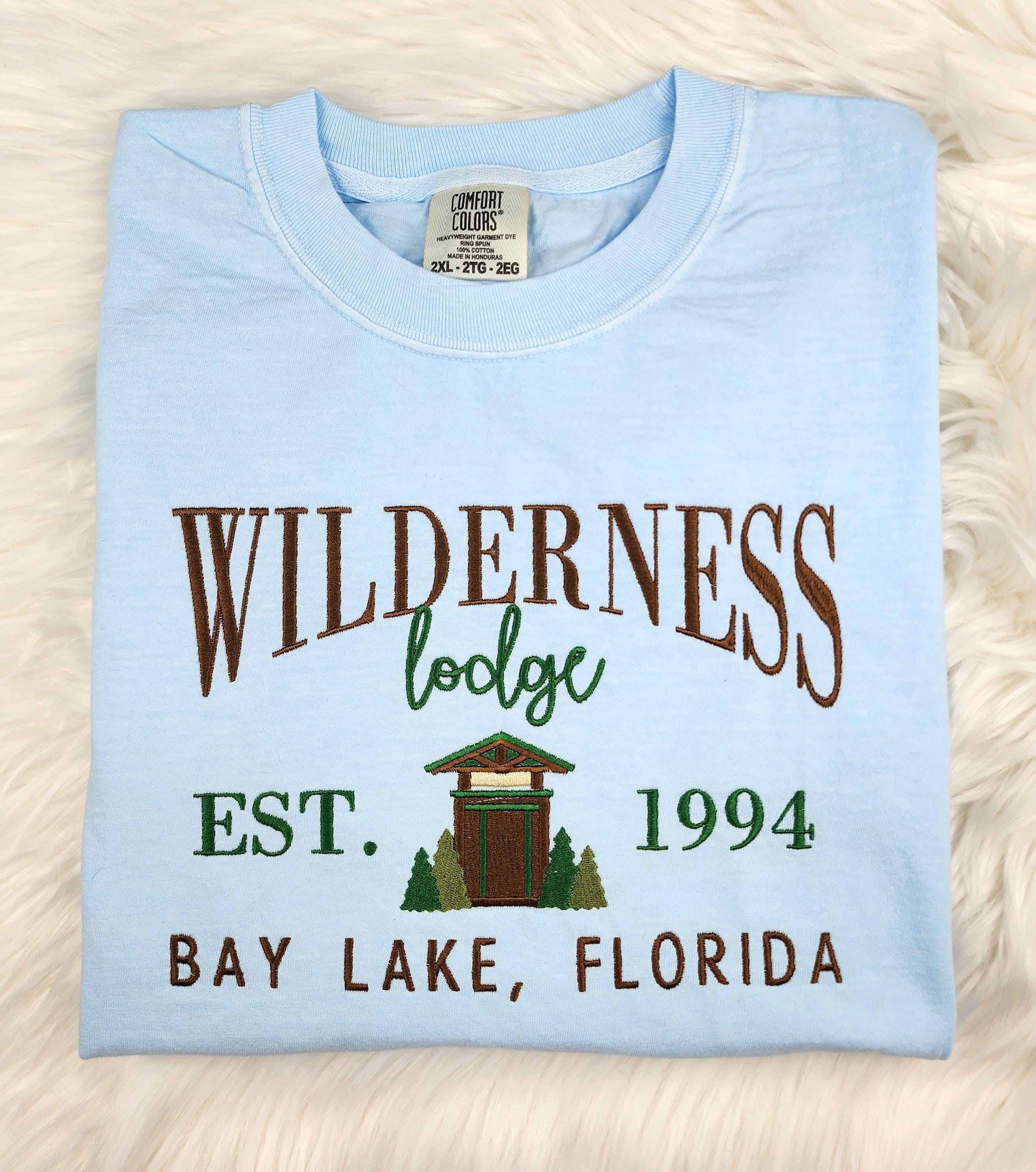 Wilderness Lodge Embroidered Disney Sweatshirt – Disney World Embroidery Crewneck Shirt for Resort Fans - photo 4